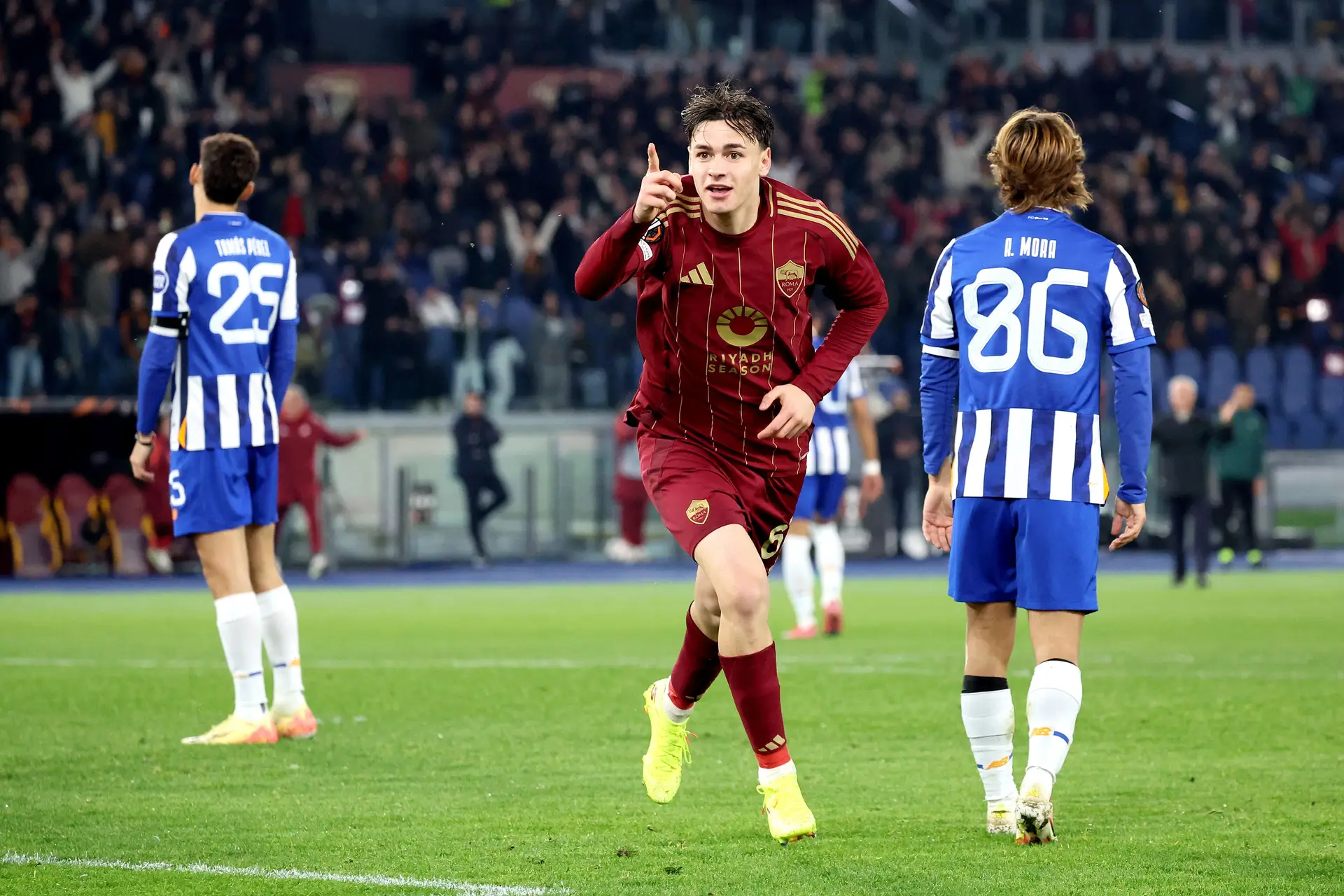 A Roma deu um bigode ao FC Porto em Roma