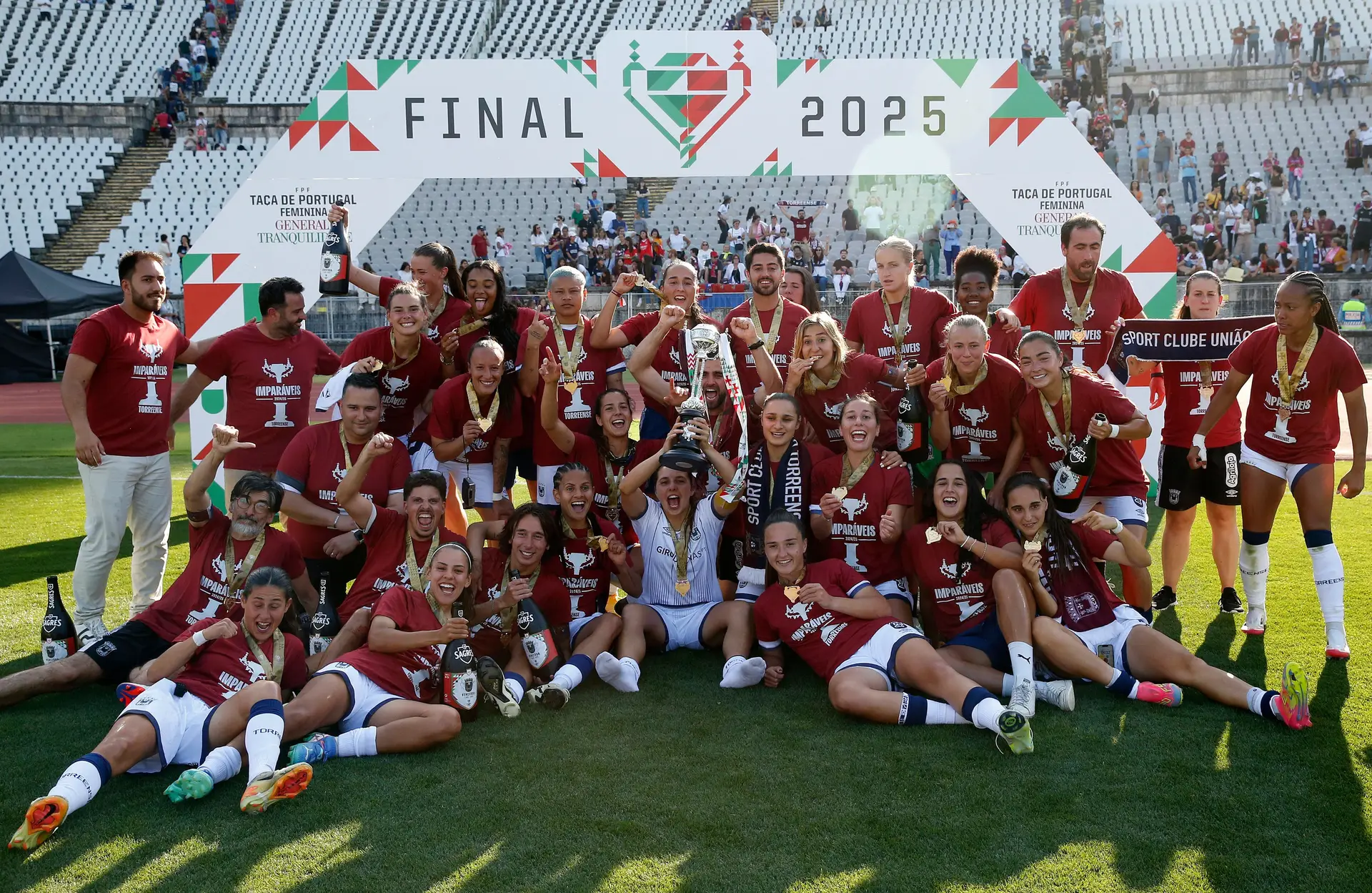 No Jamor houve história inesperada: o Torreense conquistou a Taça de Portugal feminina no prolongamento