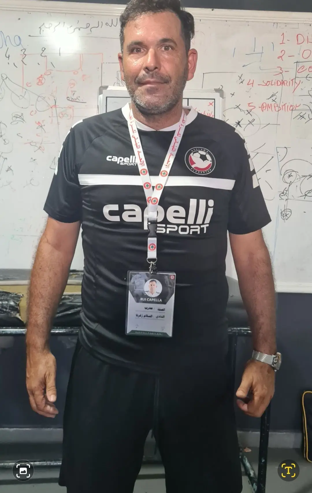 A seguir, o técnico português foi treinar o Salam Zgharta, do Líbano