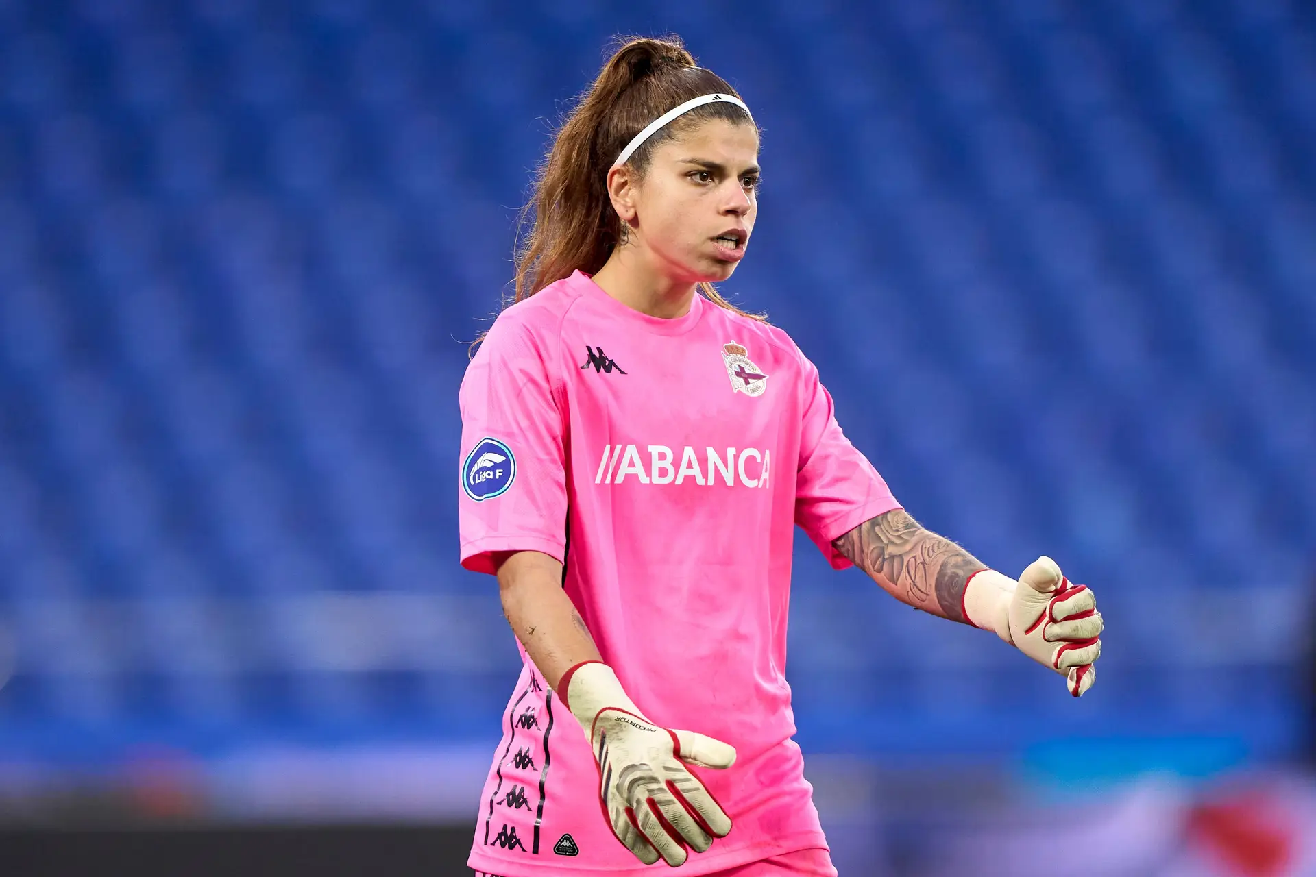 Inês foi emprestada pelo Everton ao Deportivo na época 2024/25