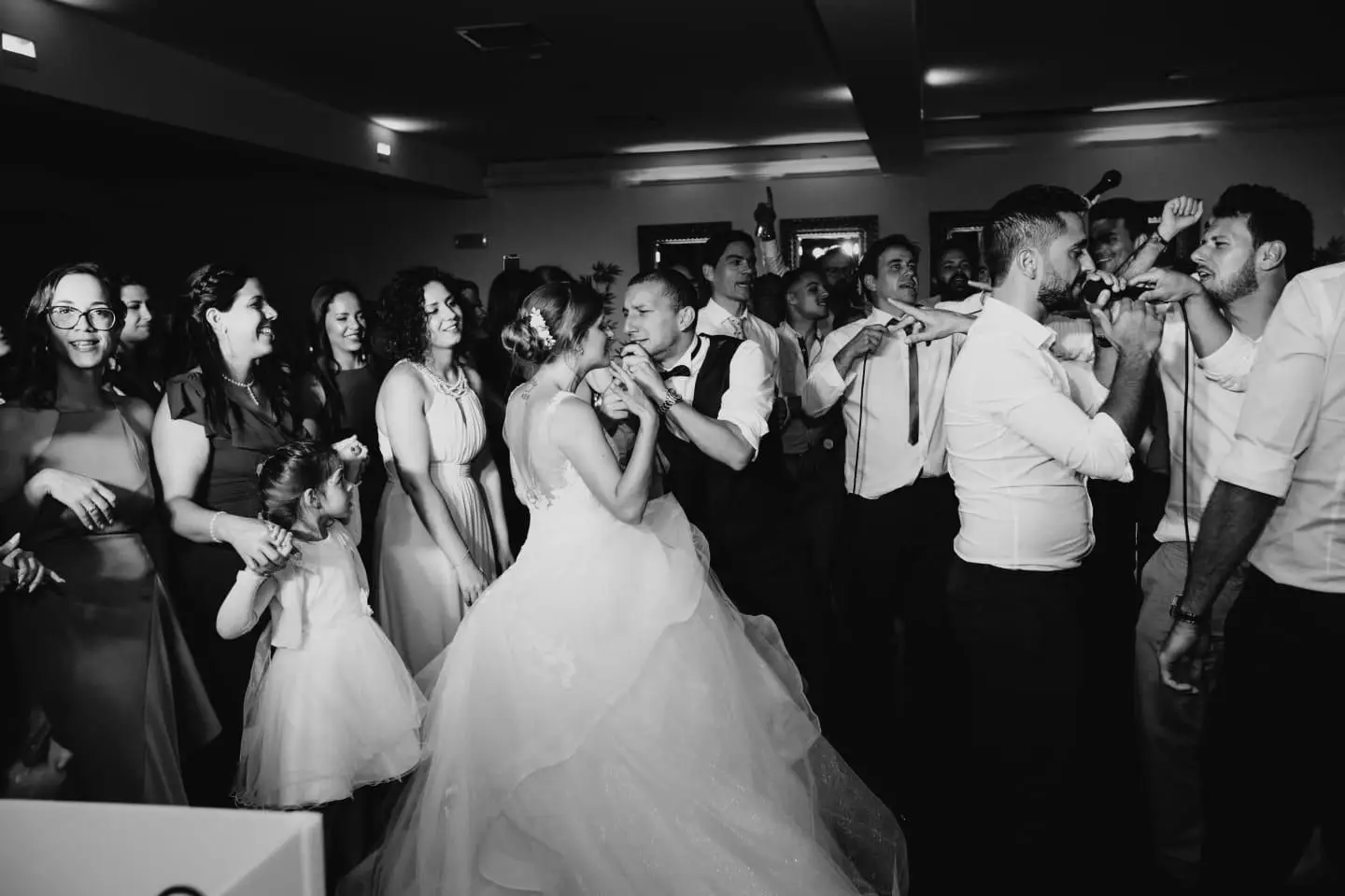 No dia do casamento com Joana