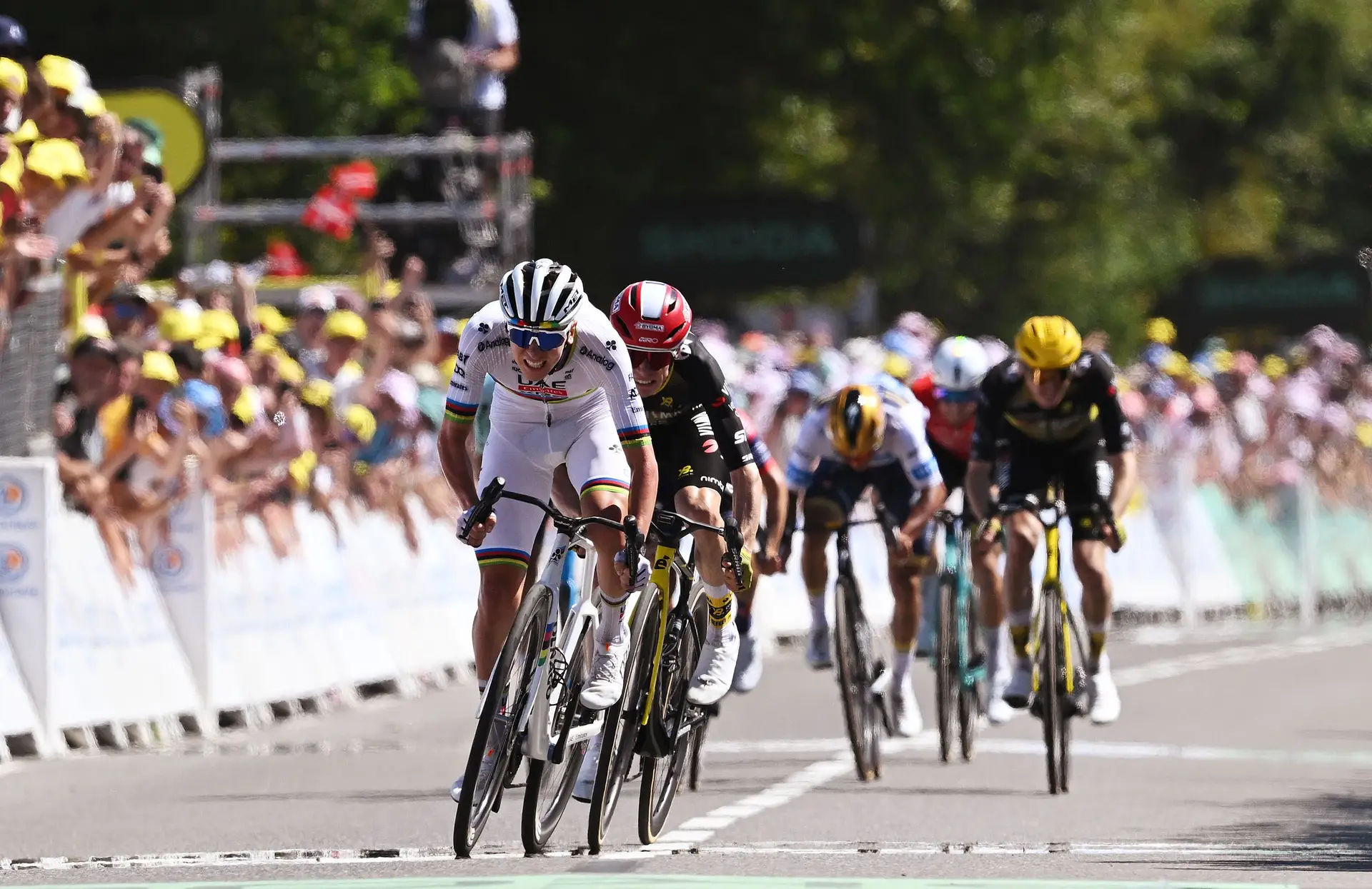 O dia da queda e da dor de João Almeida no Tour de France foi a etapa da vitória triste de Pogačar