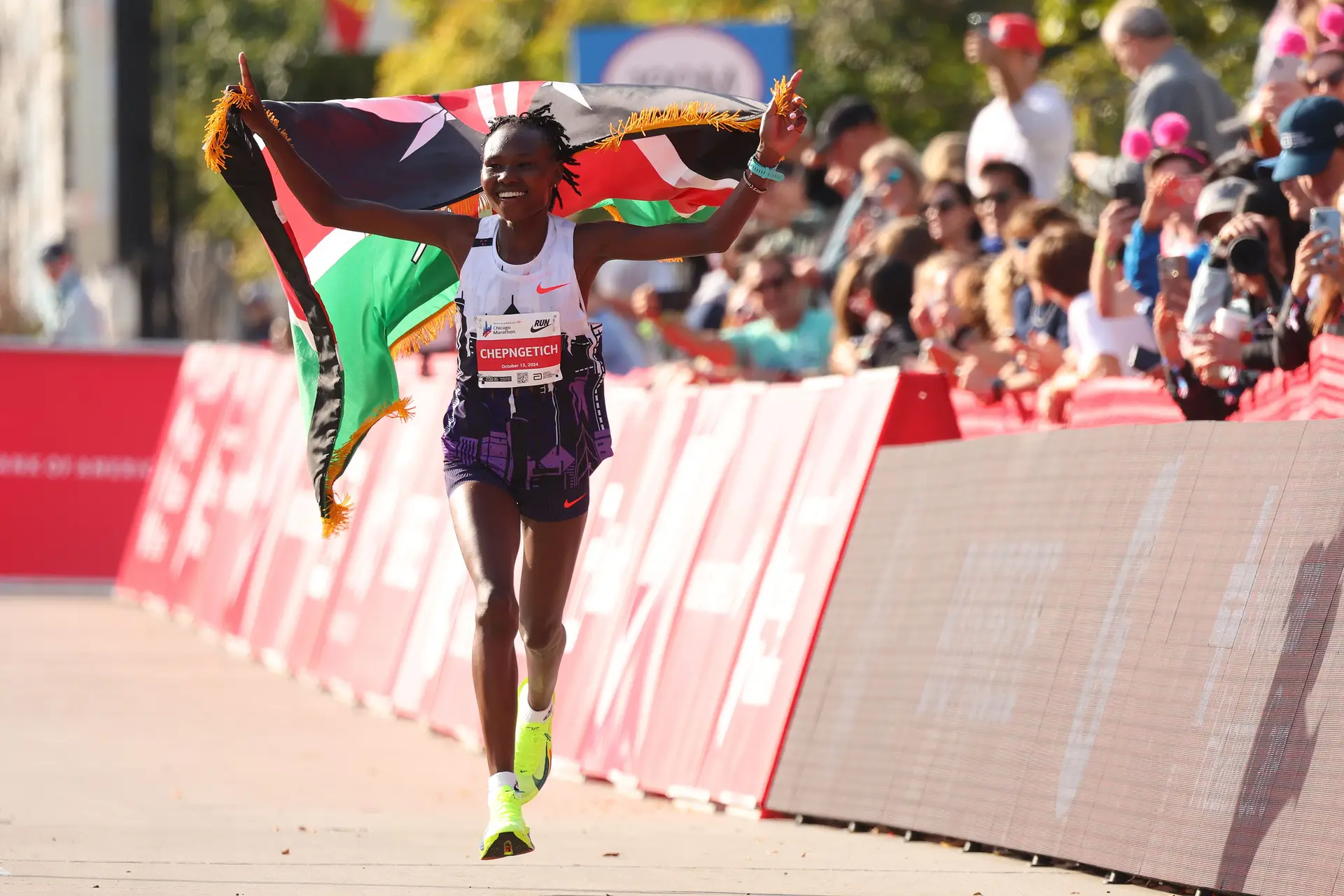 Ruth Chepngetich, recordista mundial da maratona, suspensa provisoriamente por doping