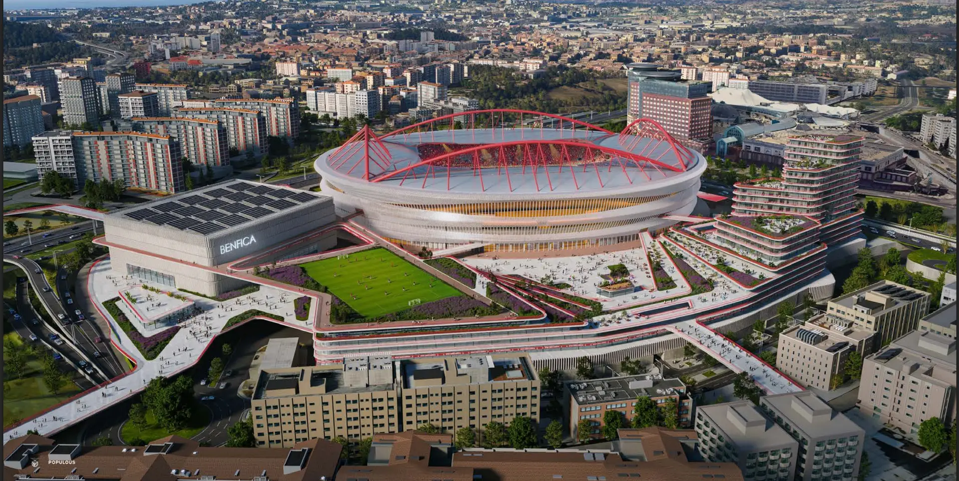 Projeção digital do complexo 