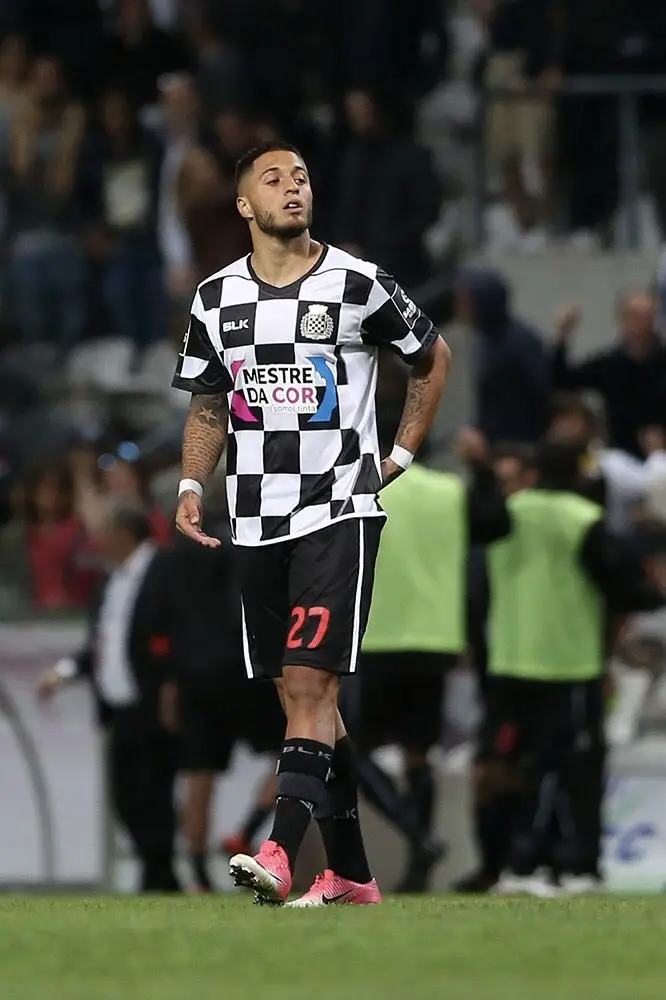 O avançado foi emprestado ao Boavista em 2017/18