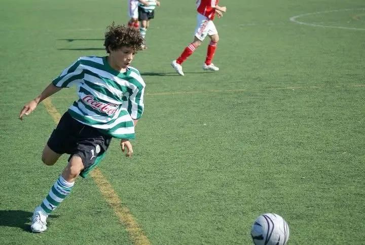 Em ação pelo Sporting