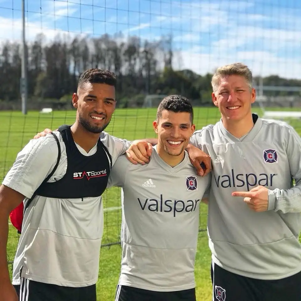 Johan Kappelhof, Rafael Ramos e Schweinsteiger, no Chicago Fire