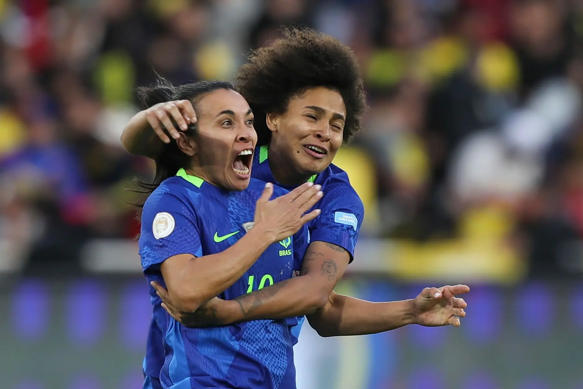 A eterna Marta entrou, marcou e salvou o Brasil, que é novamente campeão da Copa América feminina
