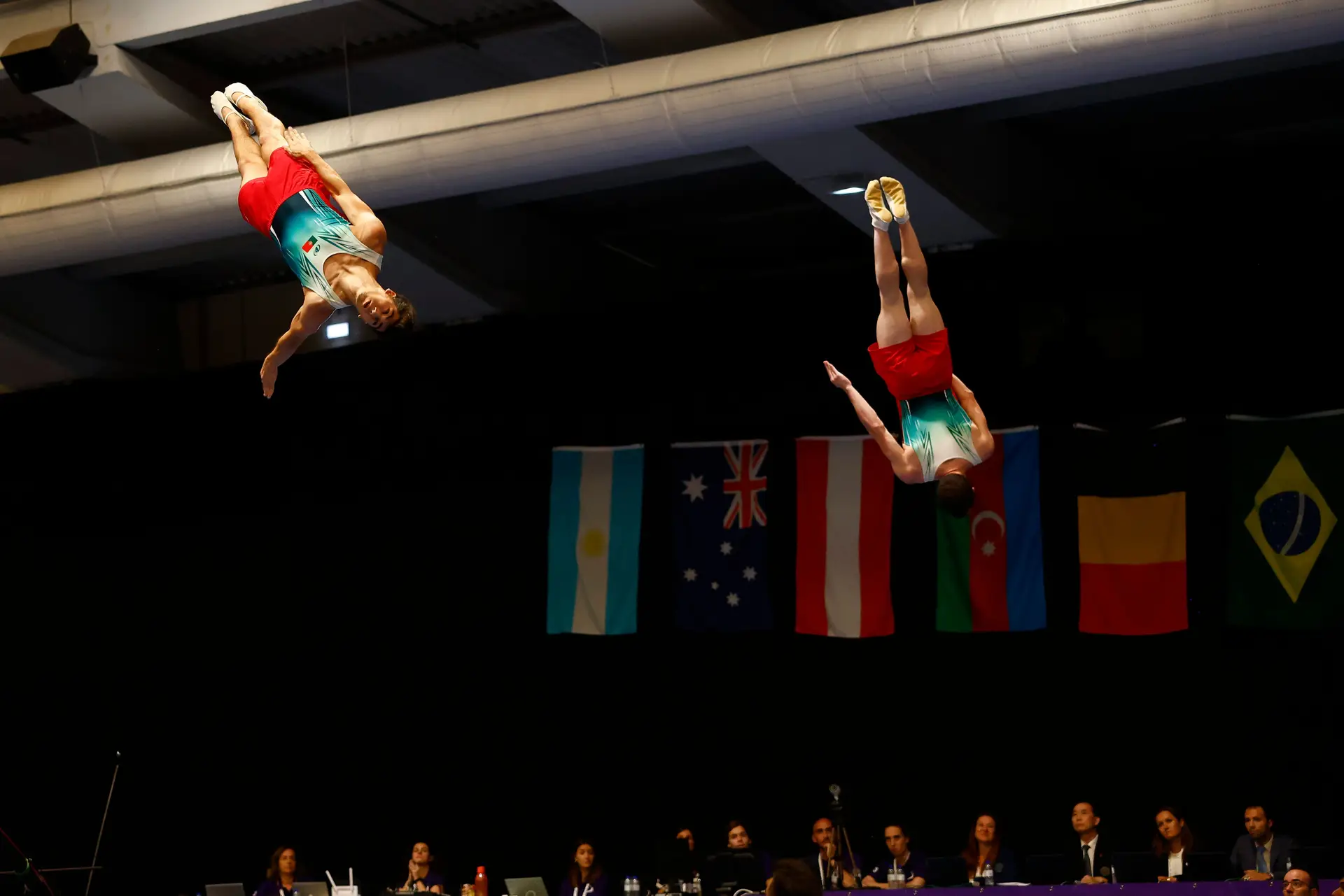 Entre o trampolim e a ginástica acrobática, Portugal já tem ouro, prata e bronze nos Jogos Mundiais