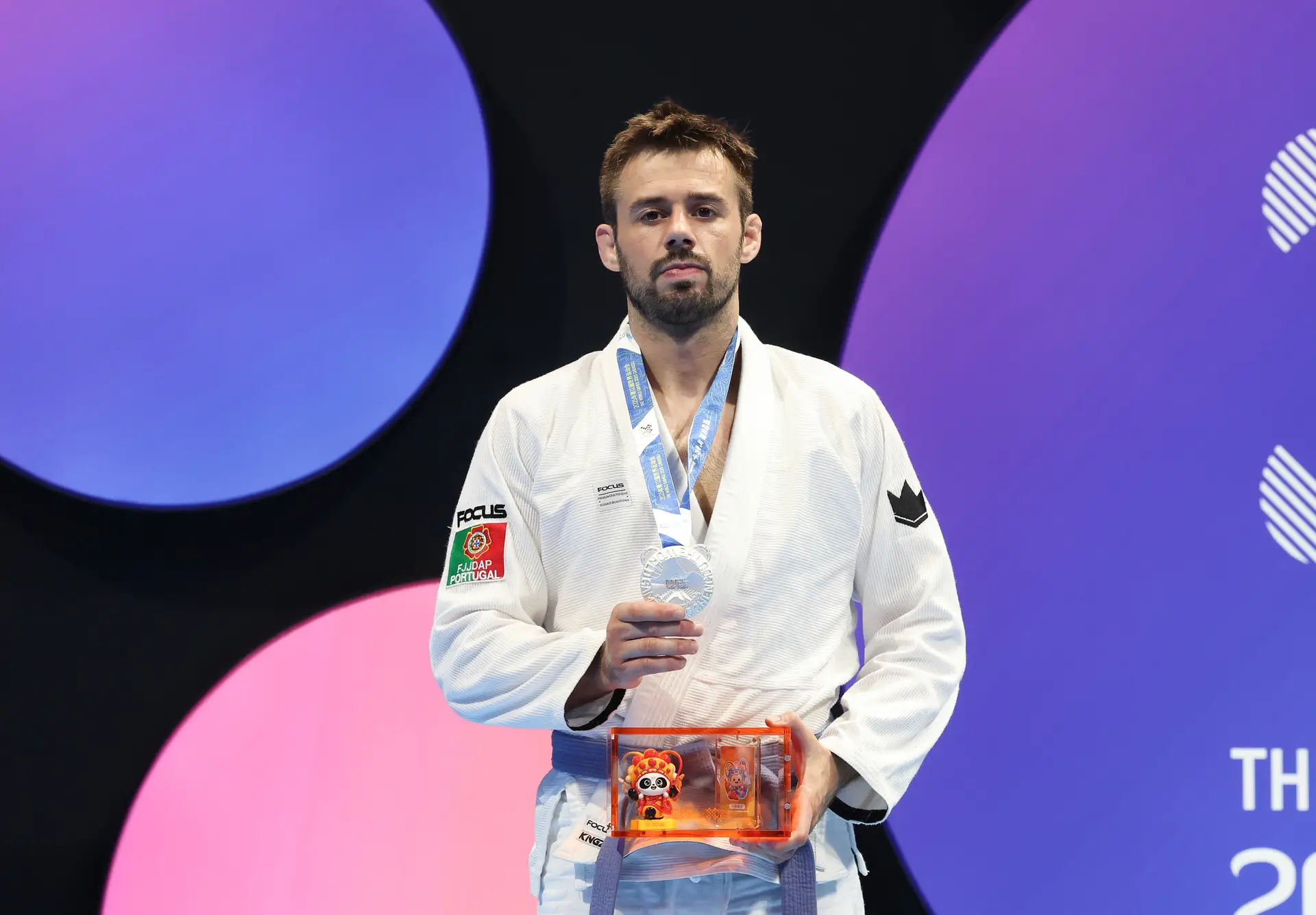 Ju-jitsu dá a Portugal a 8.ª medalha nos Jogos Mundiais: Pedro Ramalho foi prata