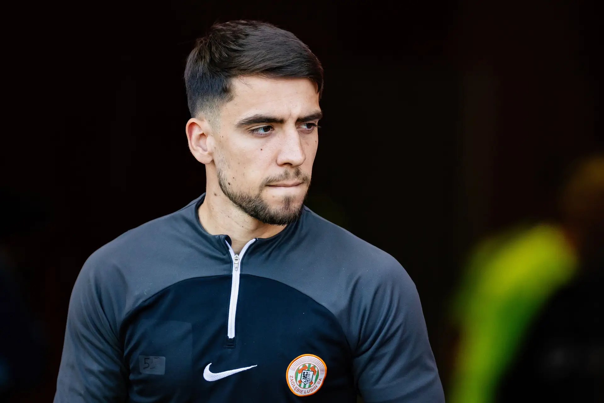 Luís Mata quando jogava no Zaglebie Lubin, na Polónia