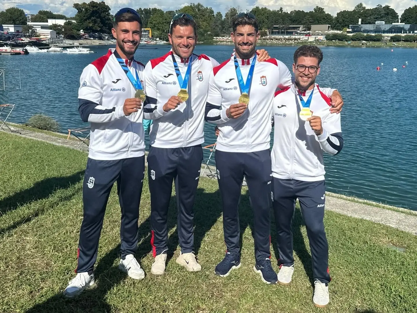 Palavras de campeões mundiais: “Nos Europeus podiam achar que era sorte ou surpresa, mas nós sabemos muito bem o que este K4 está a andar”