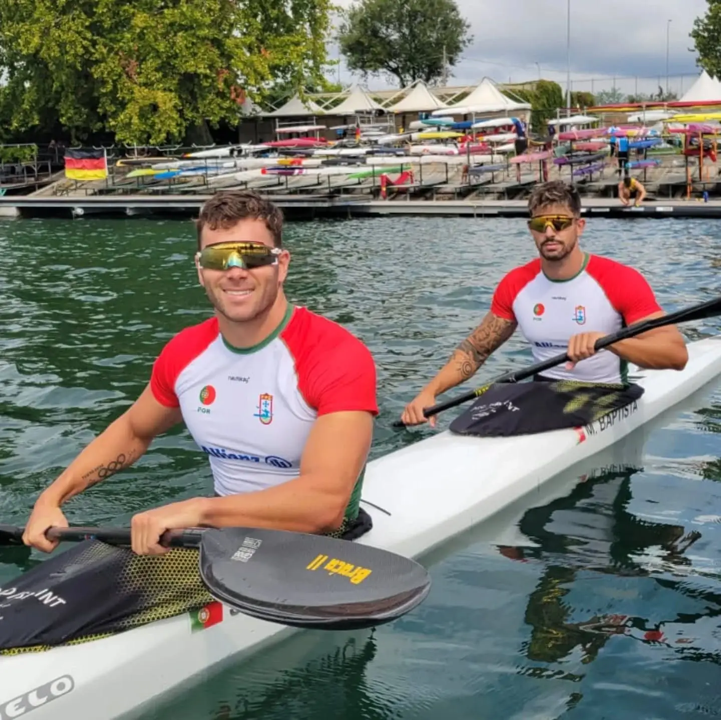 Em busca de nova glória nos Mundiais, João Ribeiro e Messias Baptista conquistaram a medalha de prata em K2 500