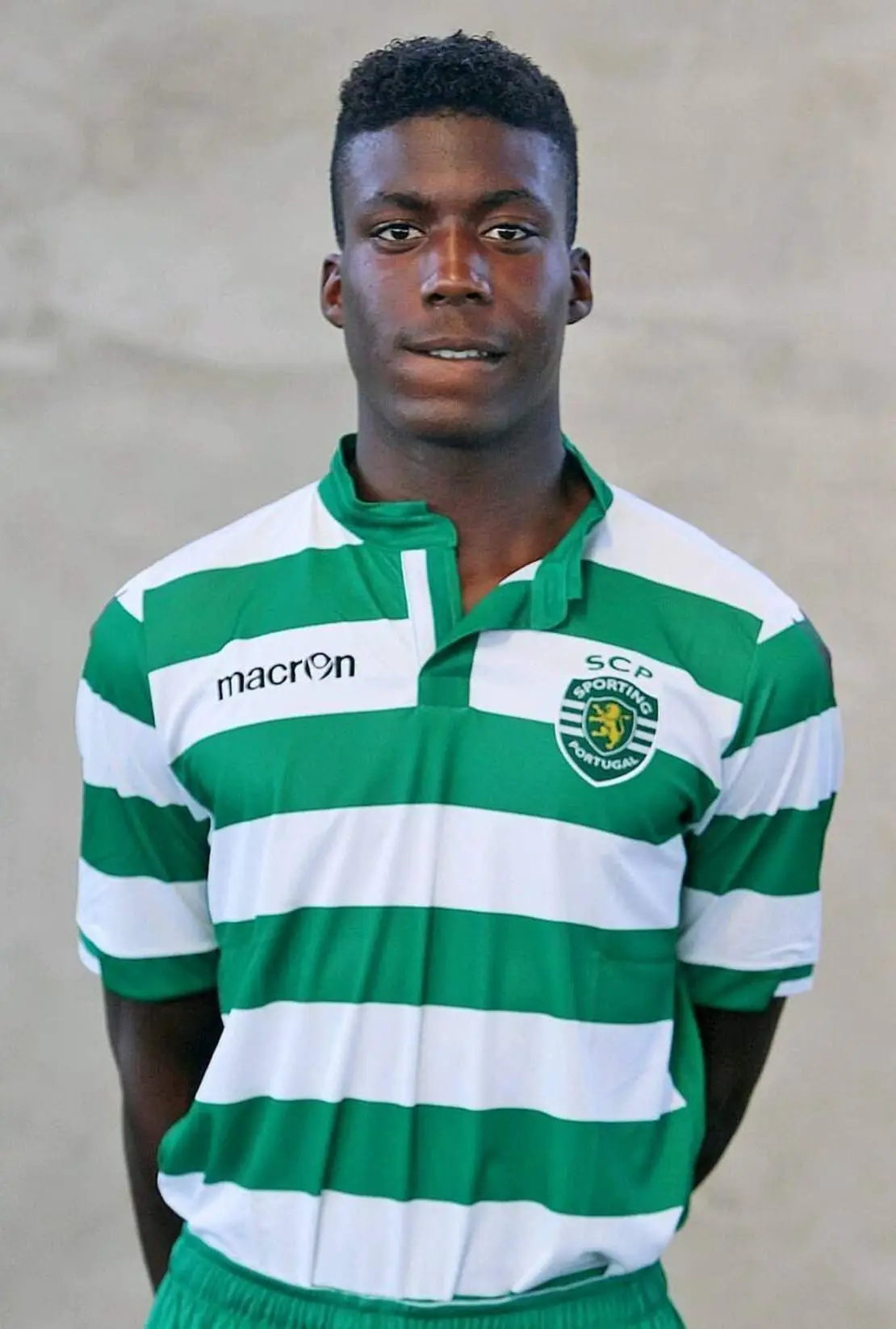 O avançado ingressou no Sporting com 15 anos