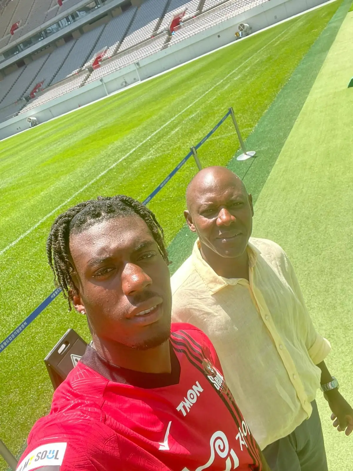 Ronaldo com o pai