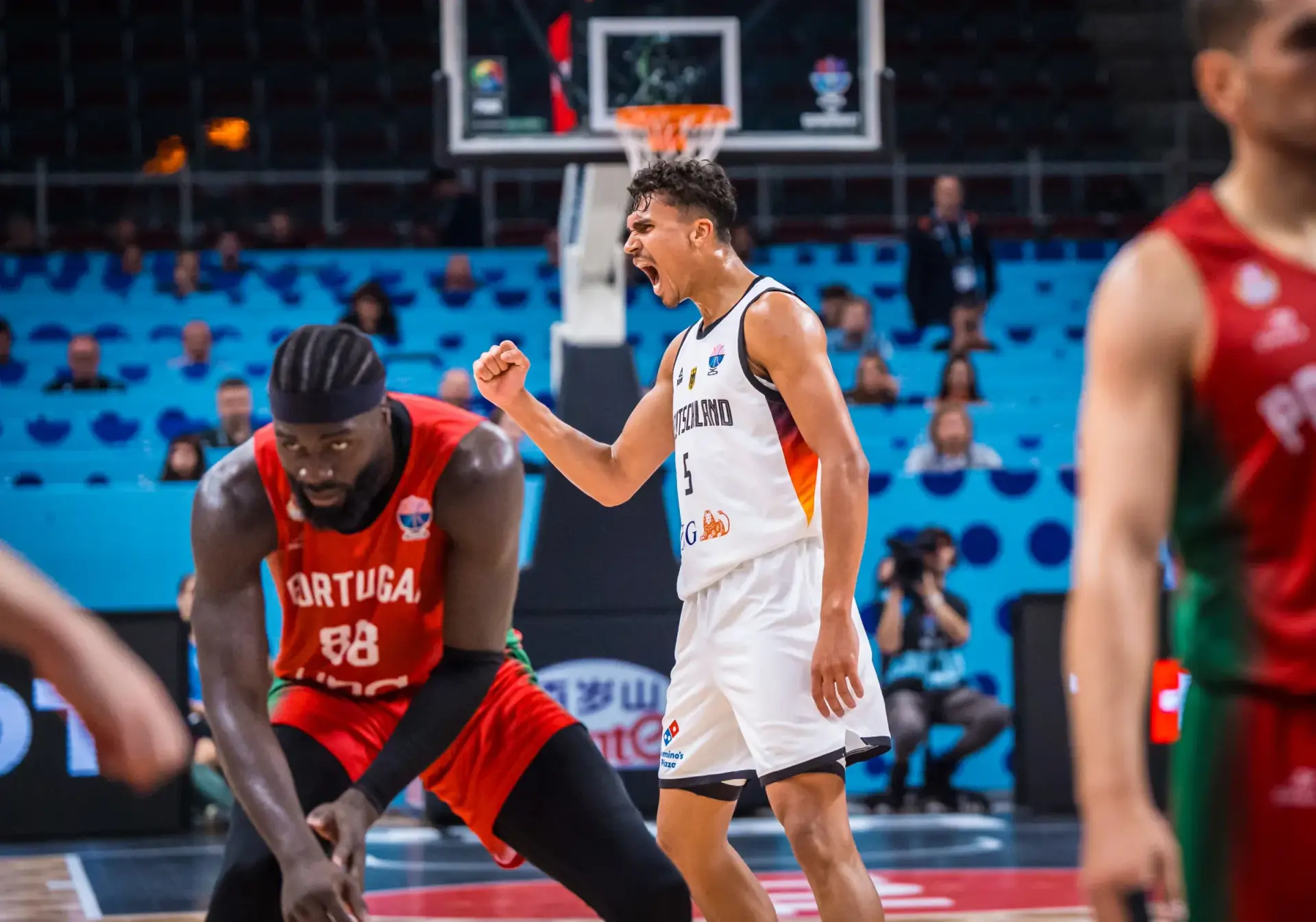 Durante muito tempo, mais do que muitos esperariam, Portugal fez uma gracinha contra a campeã mundial antes de ser eliminado do EuroBasket