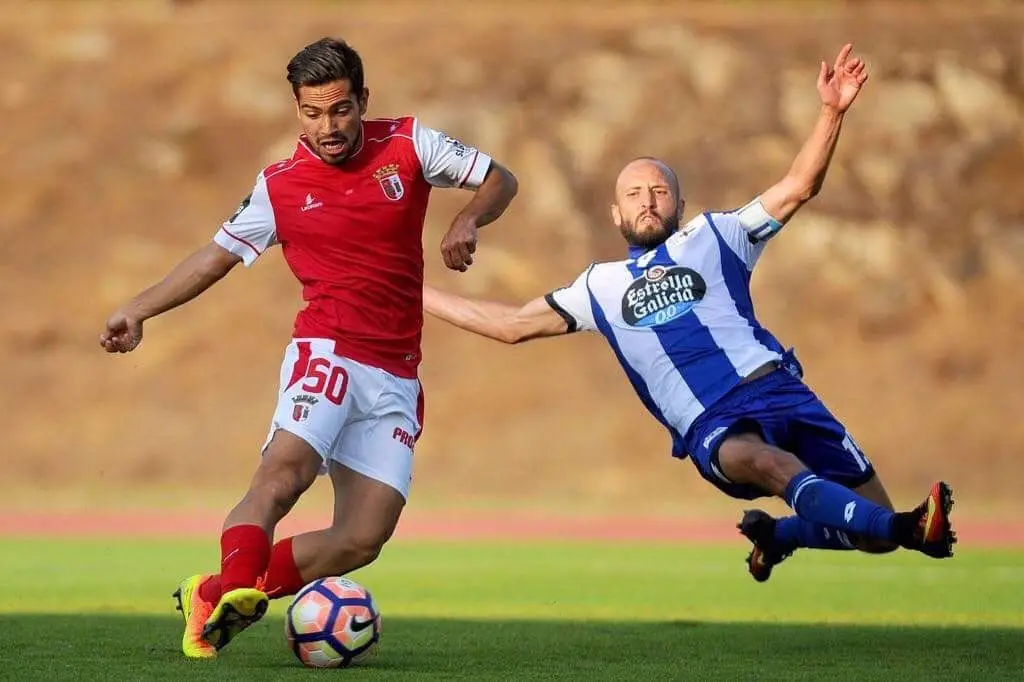 Joca (à esquerda) ficou no SC Braga até aos 21 anos