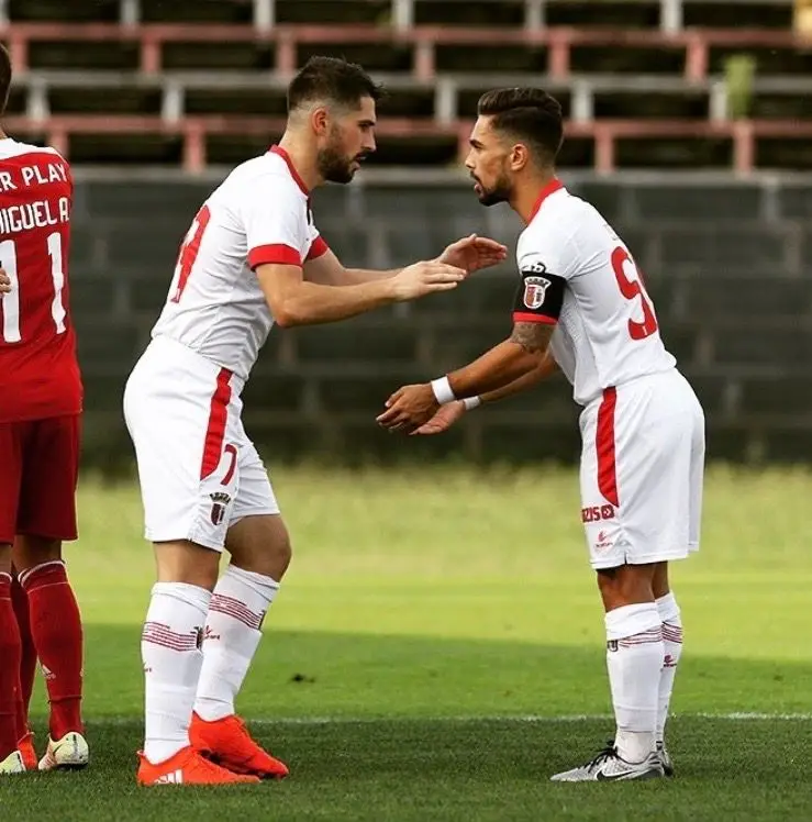Joca (à drieita) jogou na equipa B do SC Braga duas épocas e meia