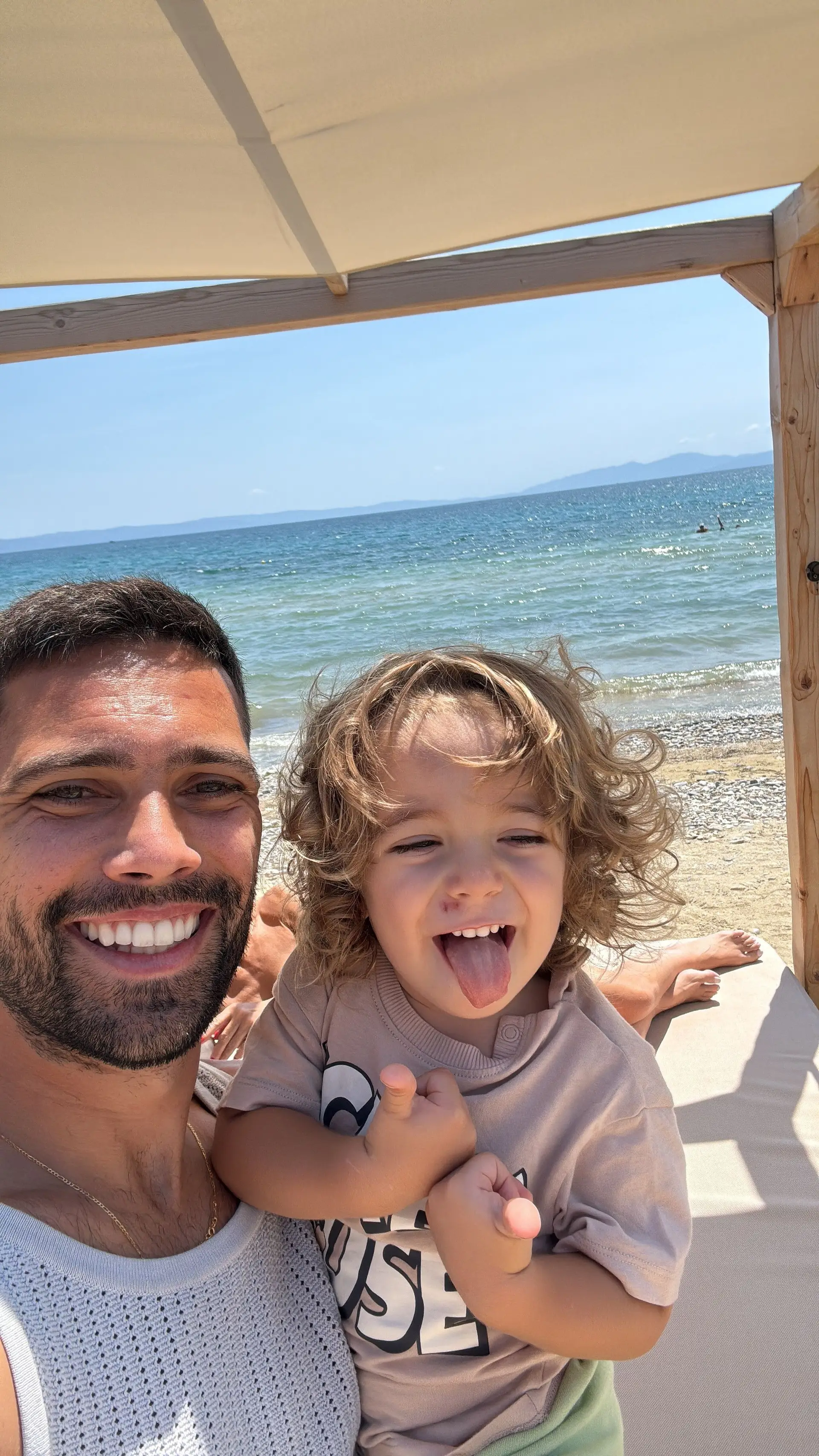 Joca com o filho