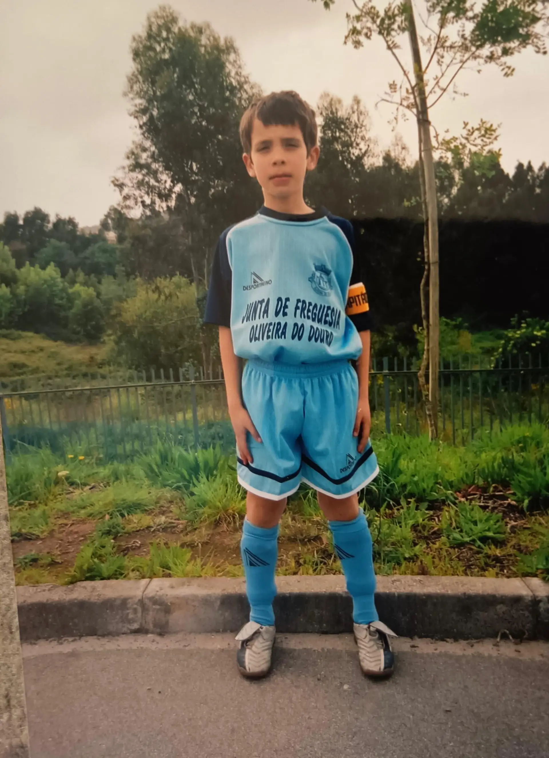 Luís começou a jogar com seis anos no Clube de Futebol de Oliveira do Douro