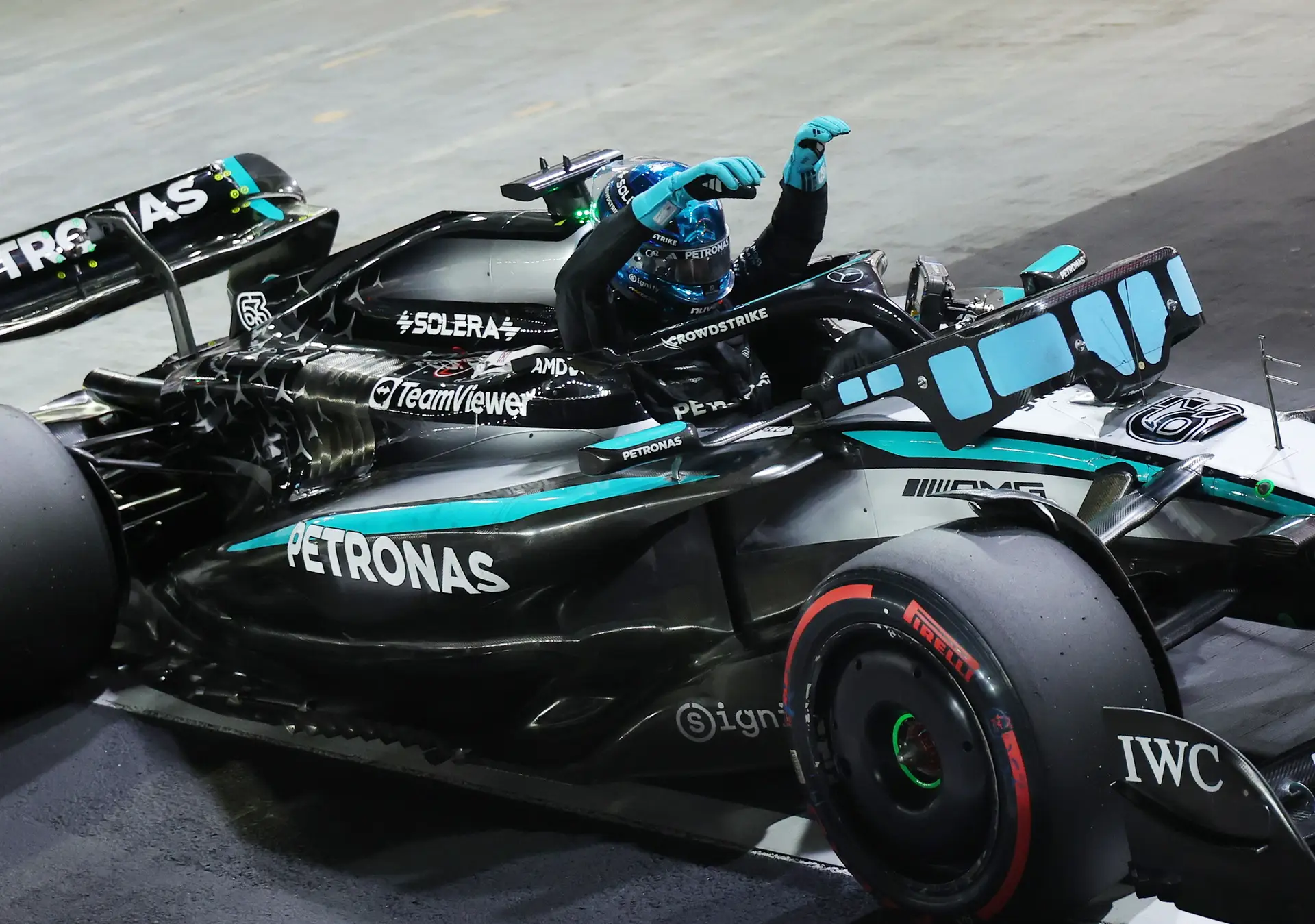 GP Singapura: George Russell surpreende e é pole pela segunda vez esta época
