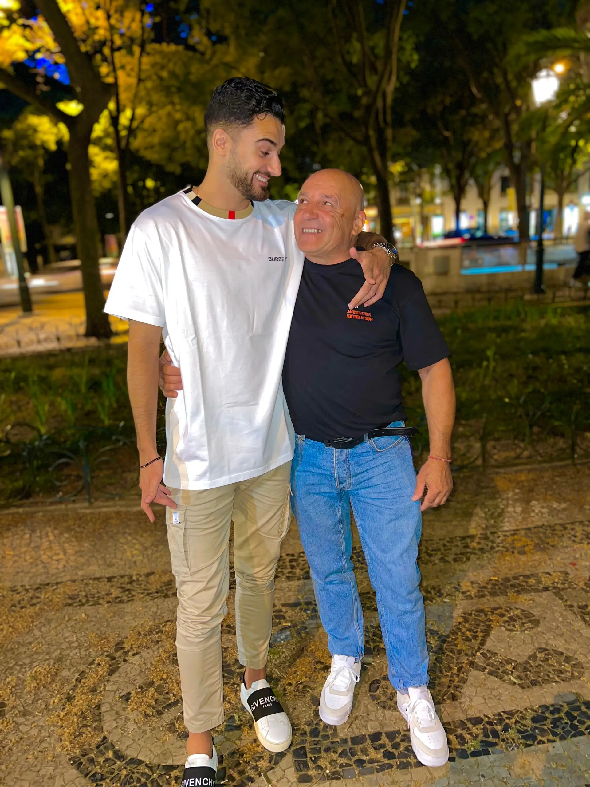 Rodrigo Escoval com o pai