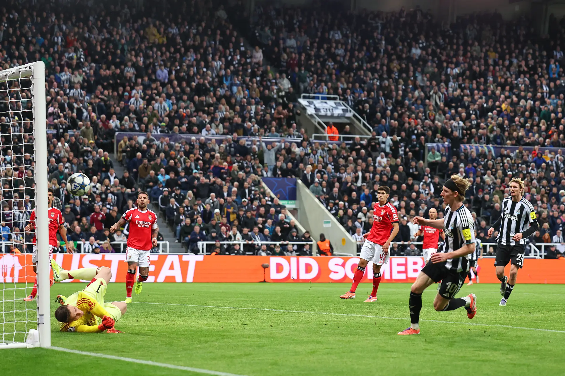 Para contradizer Mourinho, o Benfica foi a Newcastle ver jogar