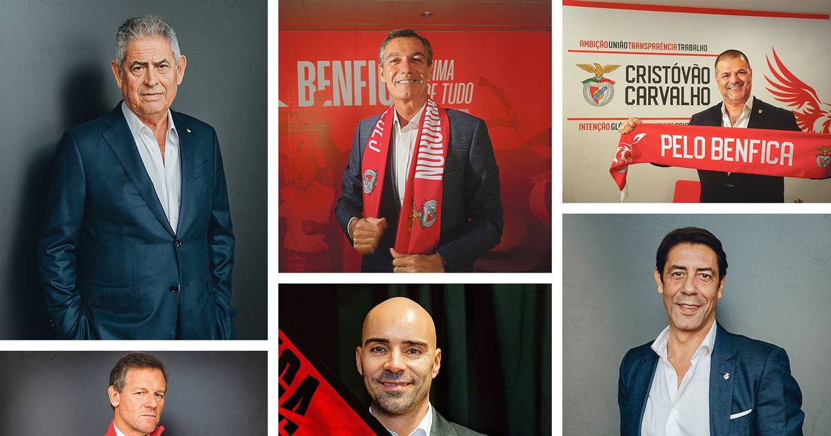 Seis candidatos dividem uma nação Seis candidatos dividem uma nação