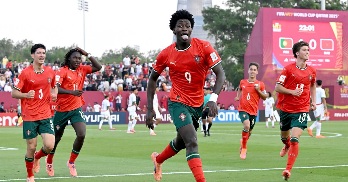 Segundo jogo no Mundial sub-17, segunda meia-dúzia de golos e Portugal está nos oitavos de final