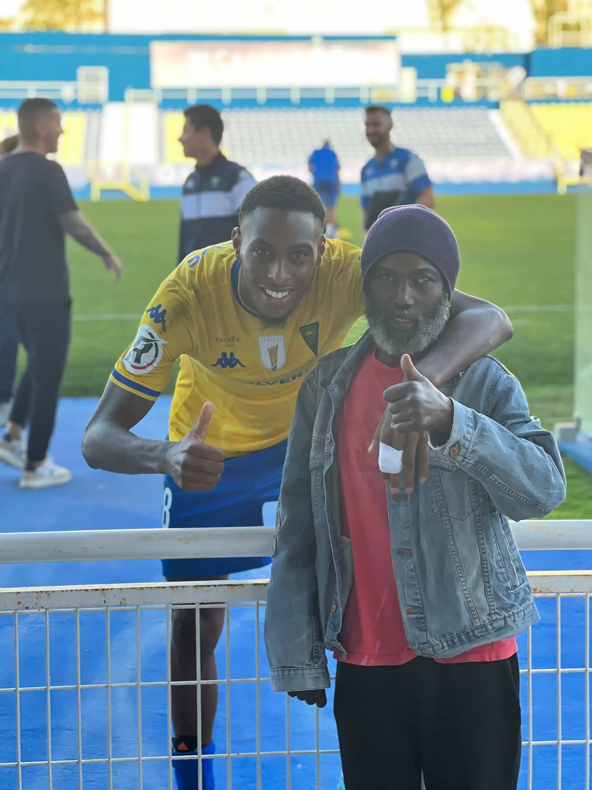 Com o pai
