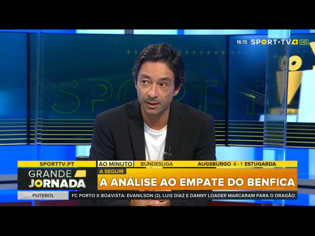 Sempre que está disponível João Aroso faz comentário para a Sport TV  