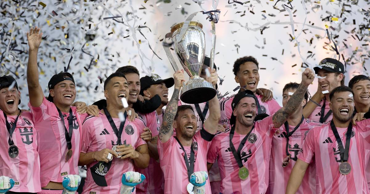 Lionel Messi e o Inter Miami são campeões da MLS pela primeira vez