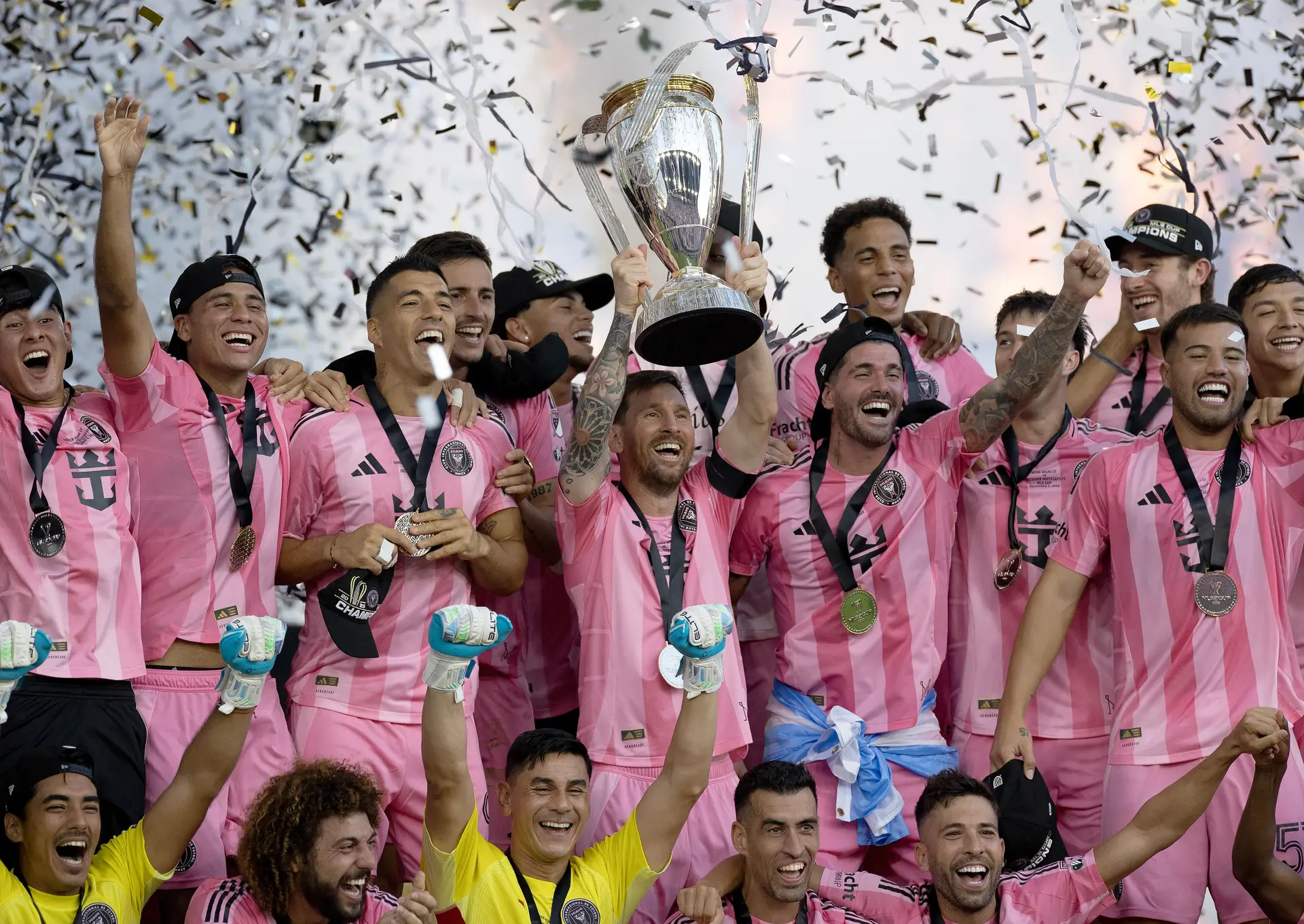 Lionel Messi e o Inter Miami são campeões da MLS pela primeira vez