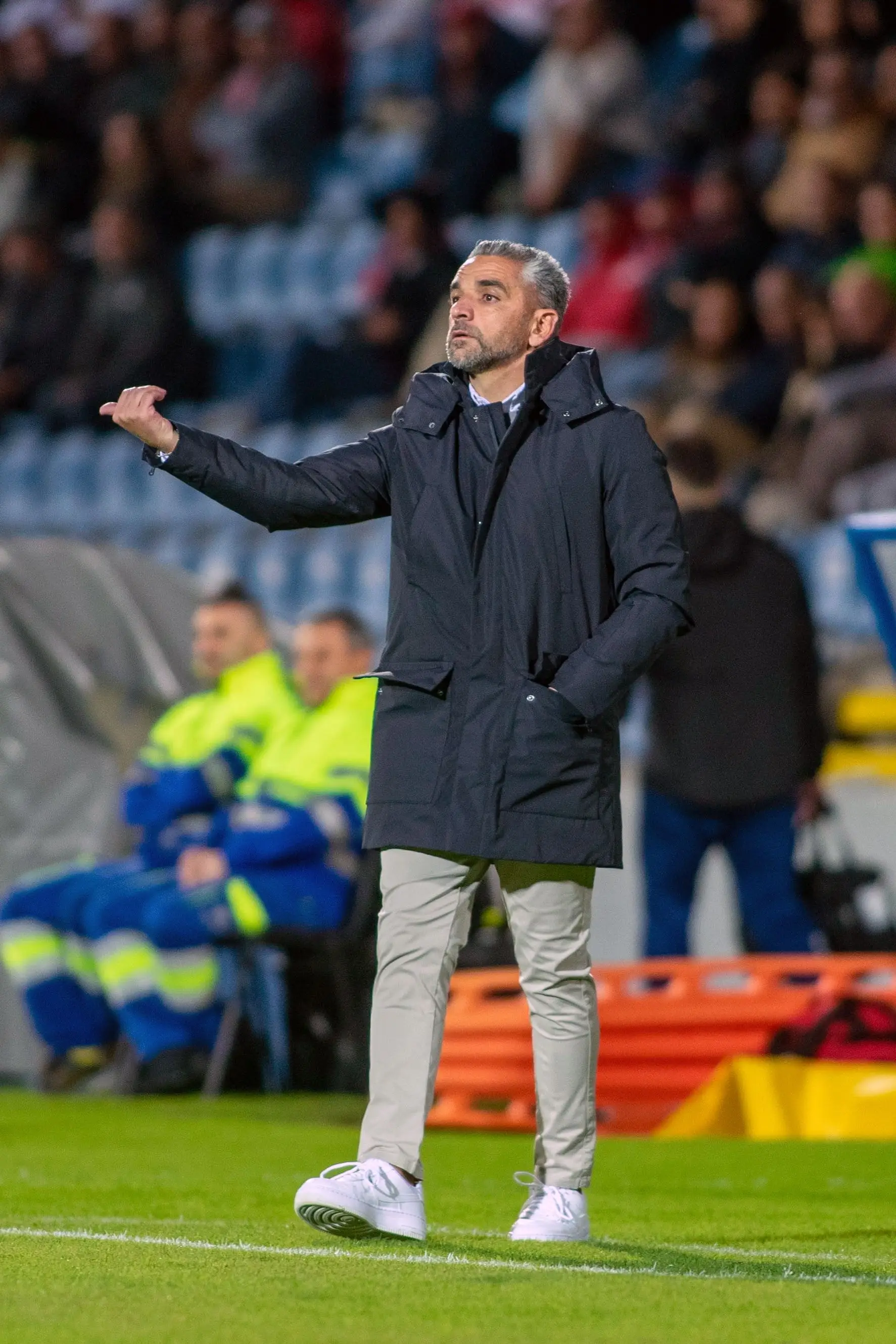 Rui Borges durante o jogo nos Açores