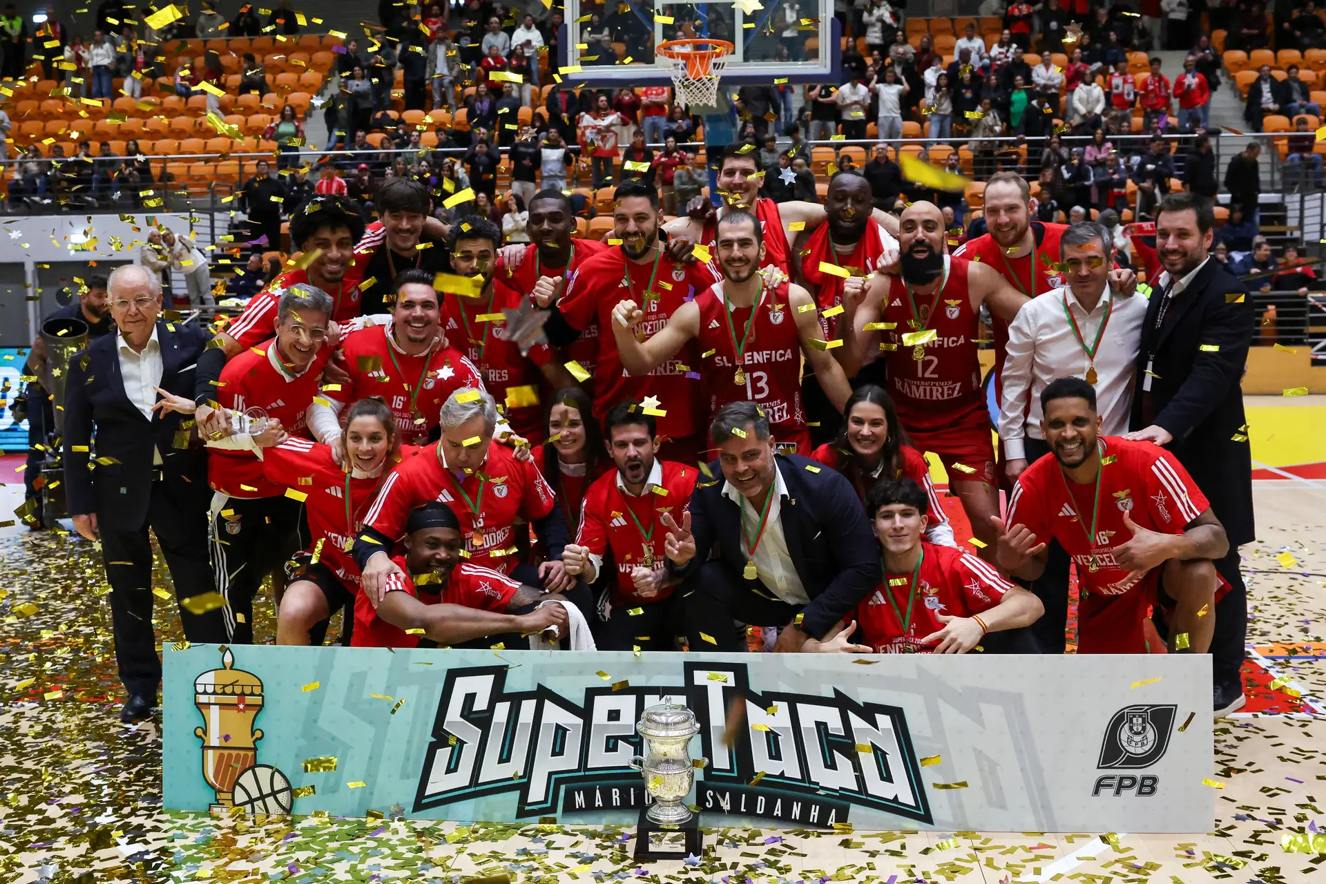 Benfica celebra a conquista