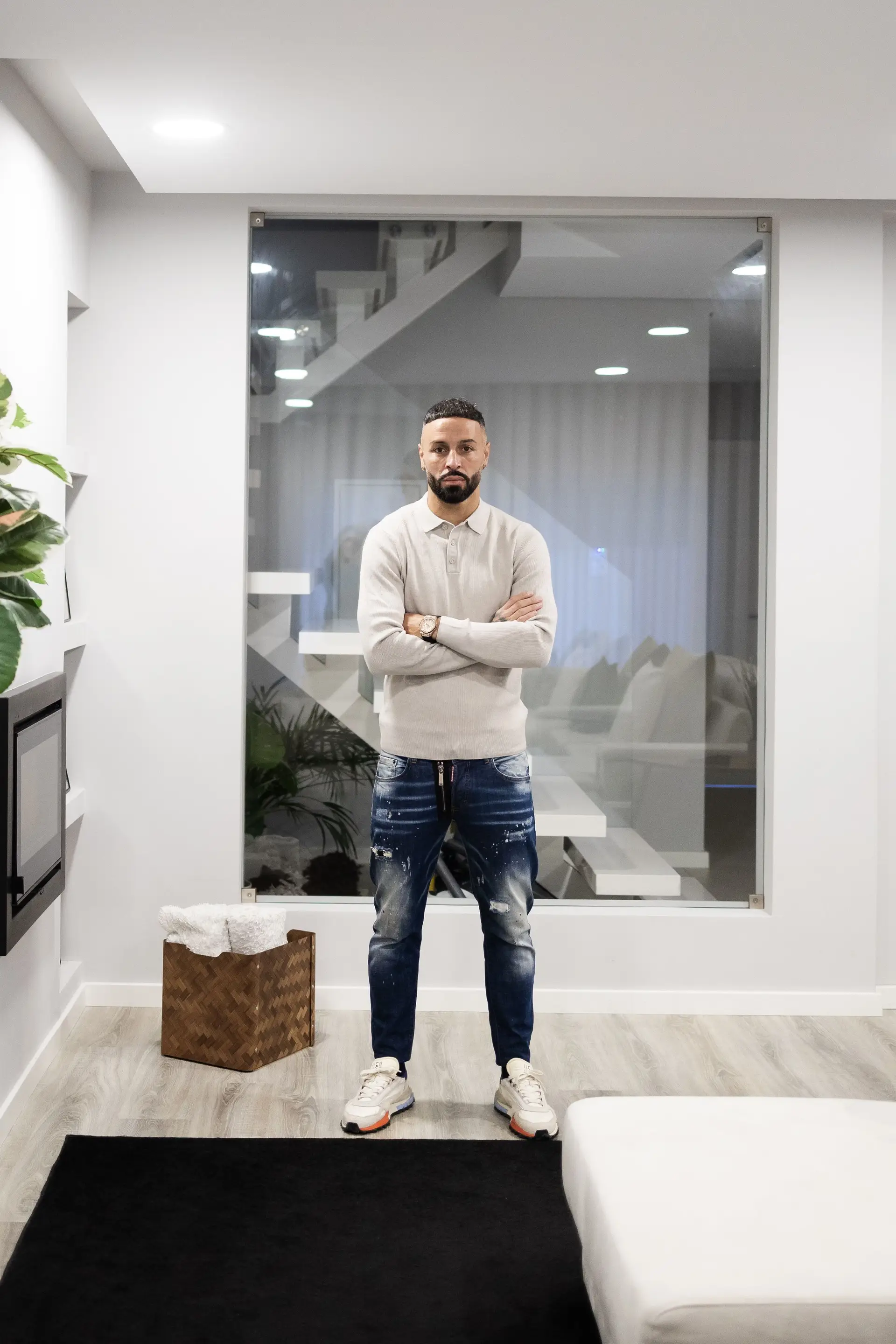 Hugo na sua casa, em Fernão Ferro, no dia do seu aniversário