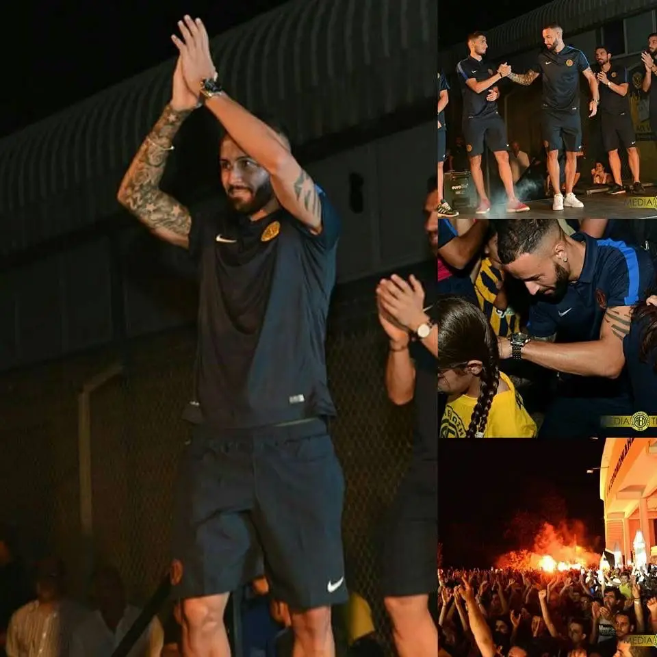 O extremo na apresentação aos sócios do AEL Limassol