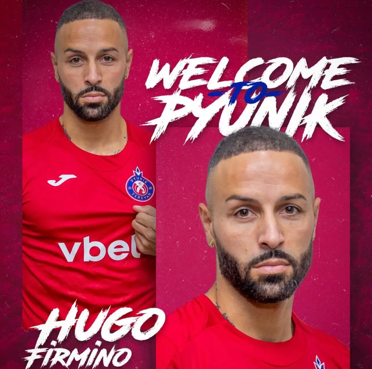 Na época 2021/22, Hugo assinou pelo Pyunik, da Arménia