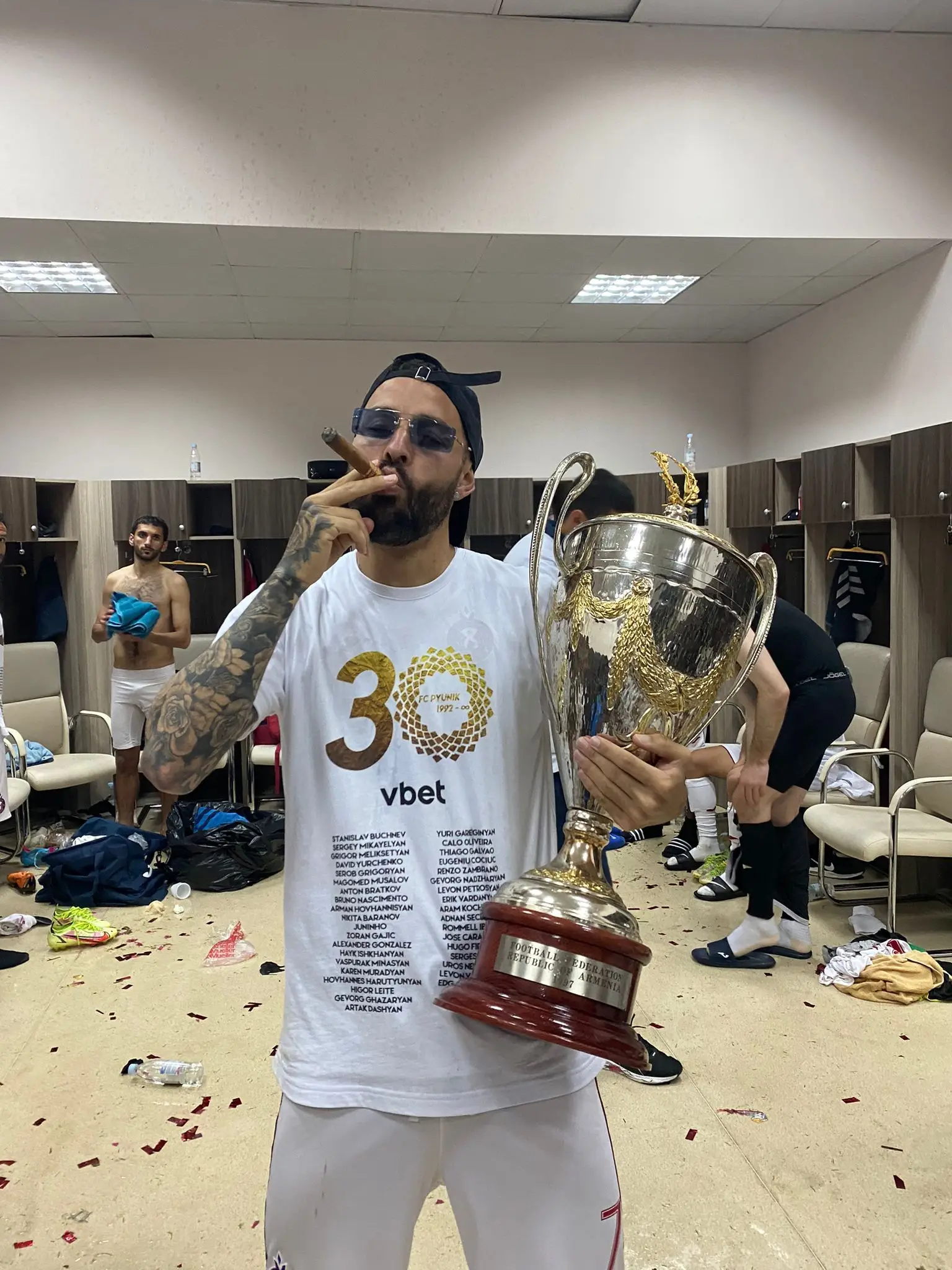Hugo foi campeão da Arménia em 2021/22, pelo Pyunik