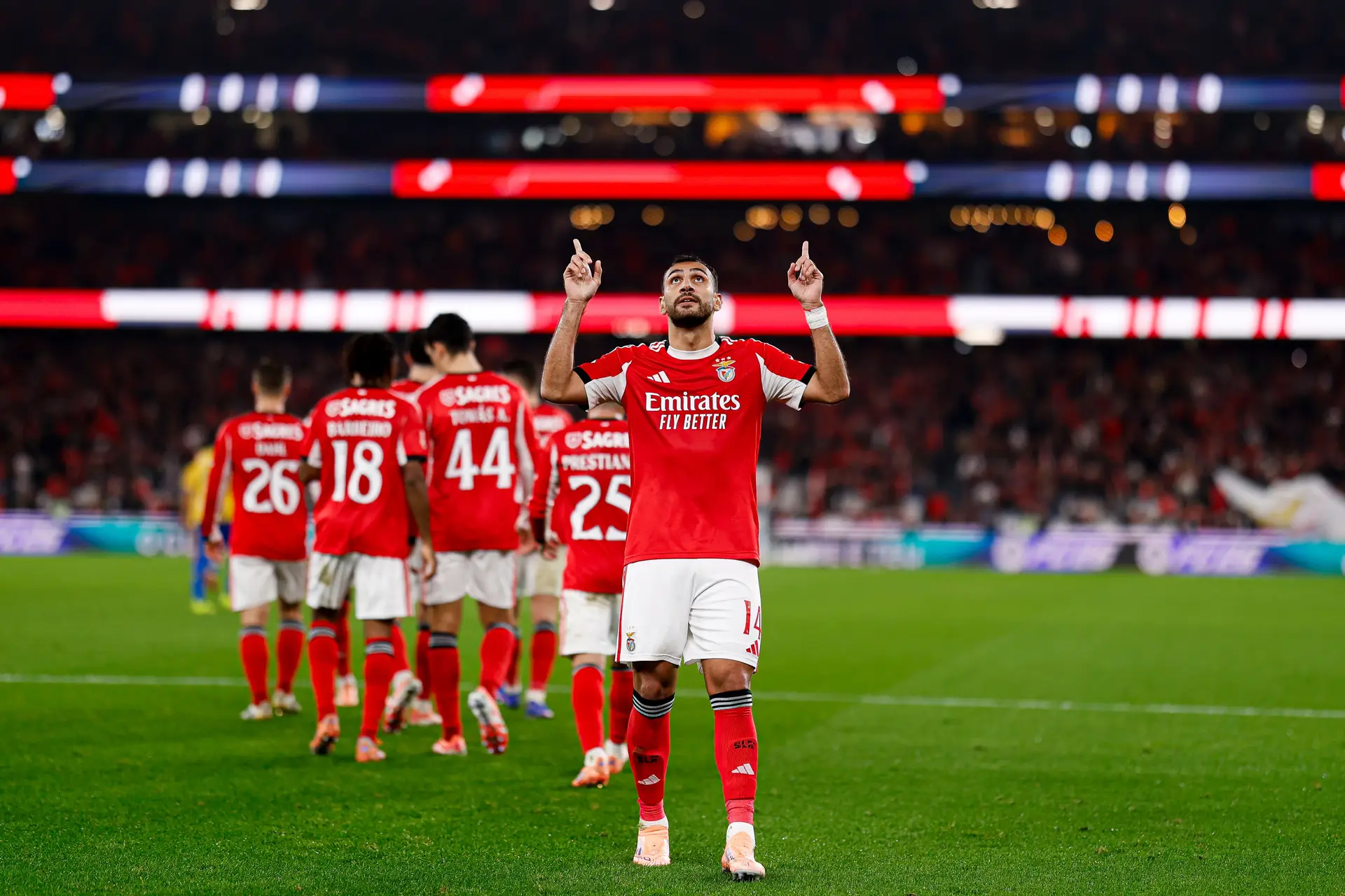Frente ao Estoril, Pavlidis foi sinónimo de fiabilidade grega para o Benfica
