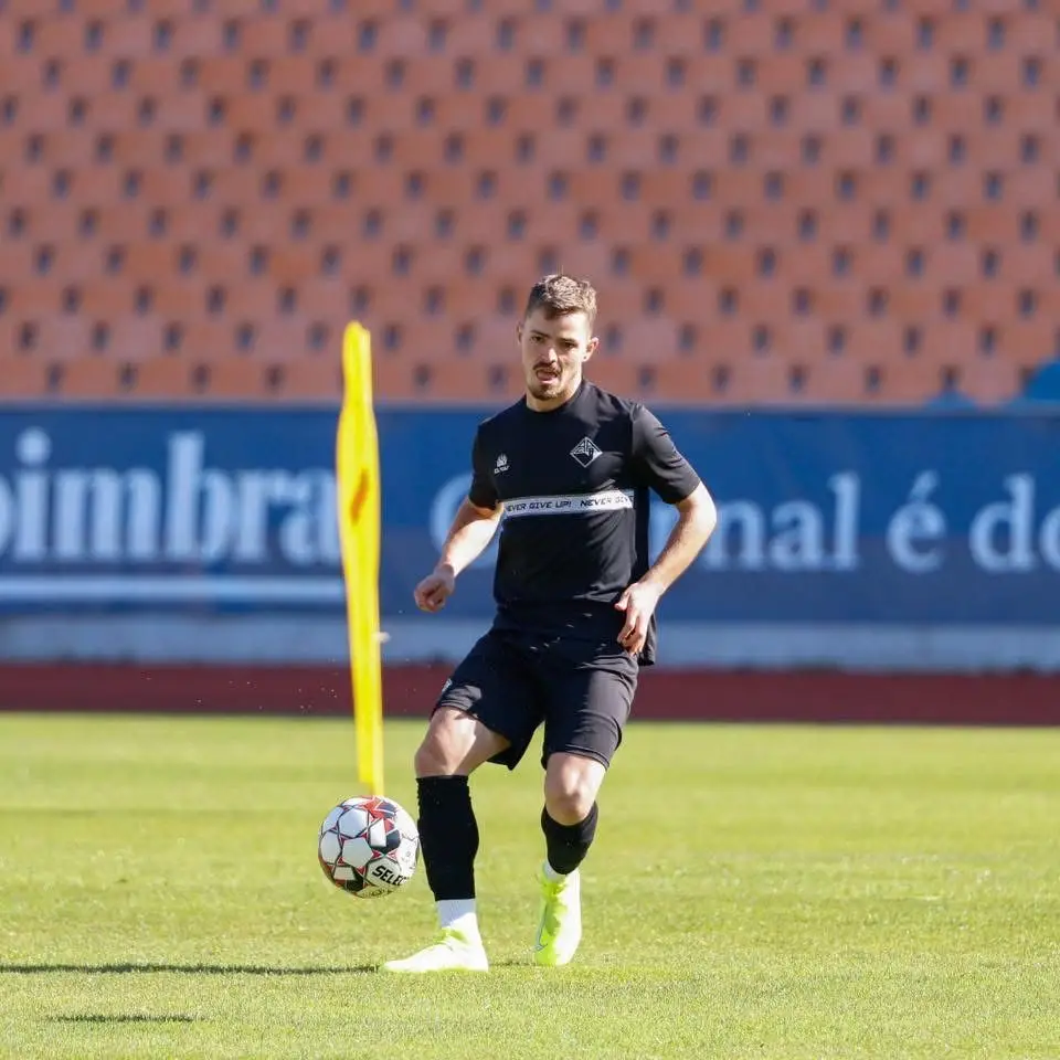 João Lameira foi emprestado à Académica pelo UD Leiria, em 2019/20