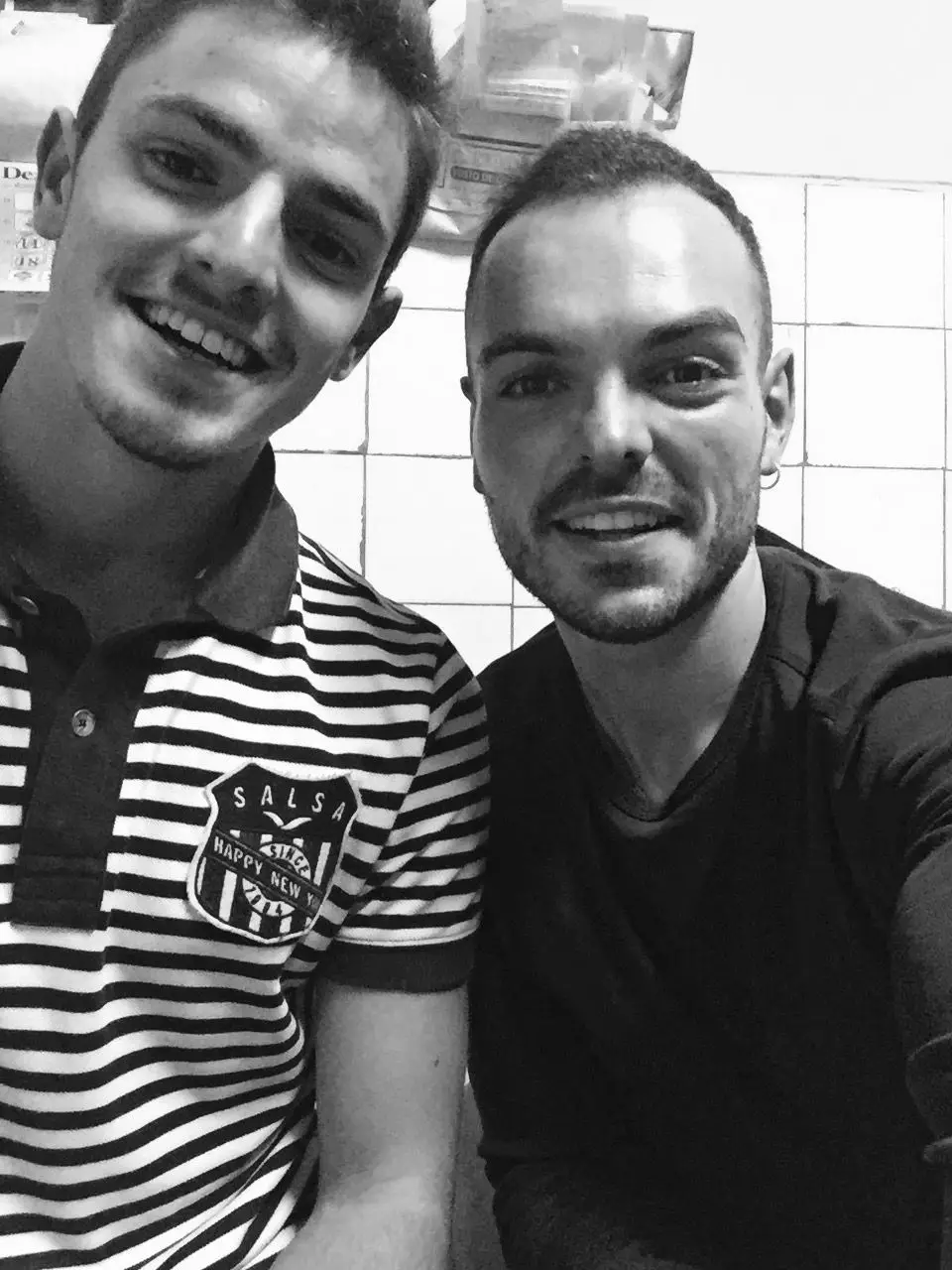 João com o irmão