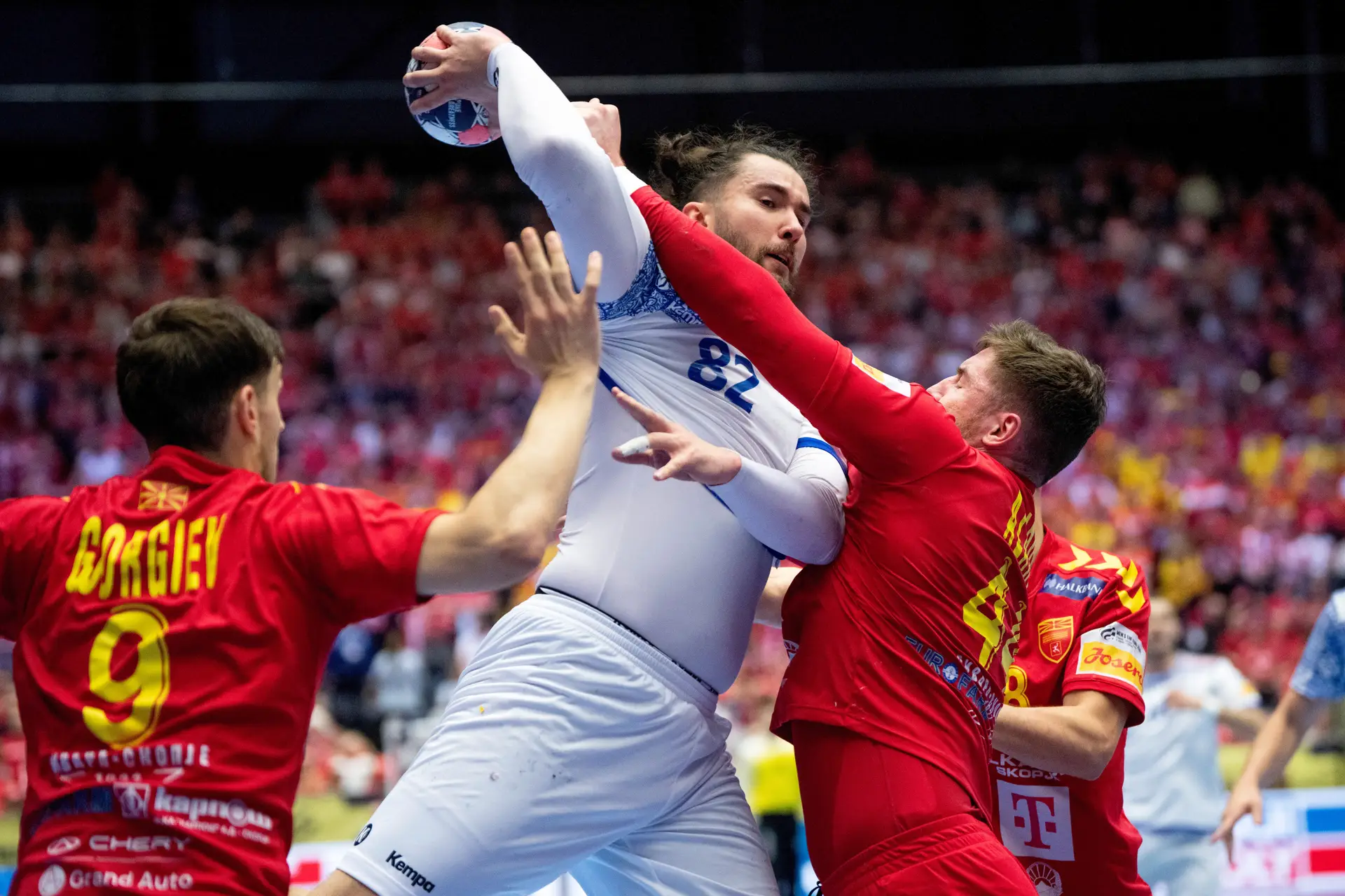 Frade no encontro contra a Macedónia do Norte