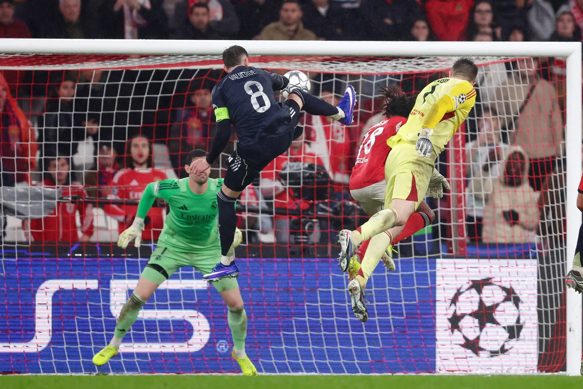 O golo de Trubin que deu a passagem do Benfica ao play-off