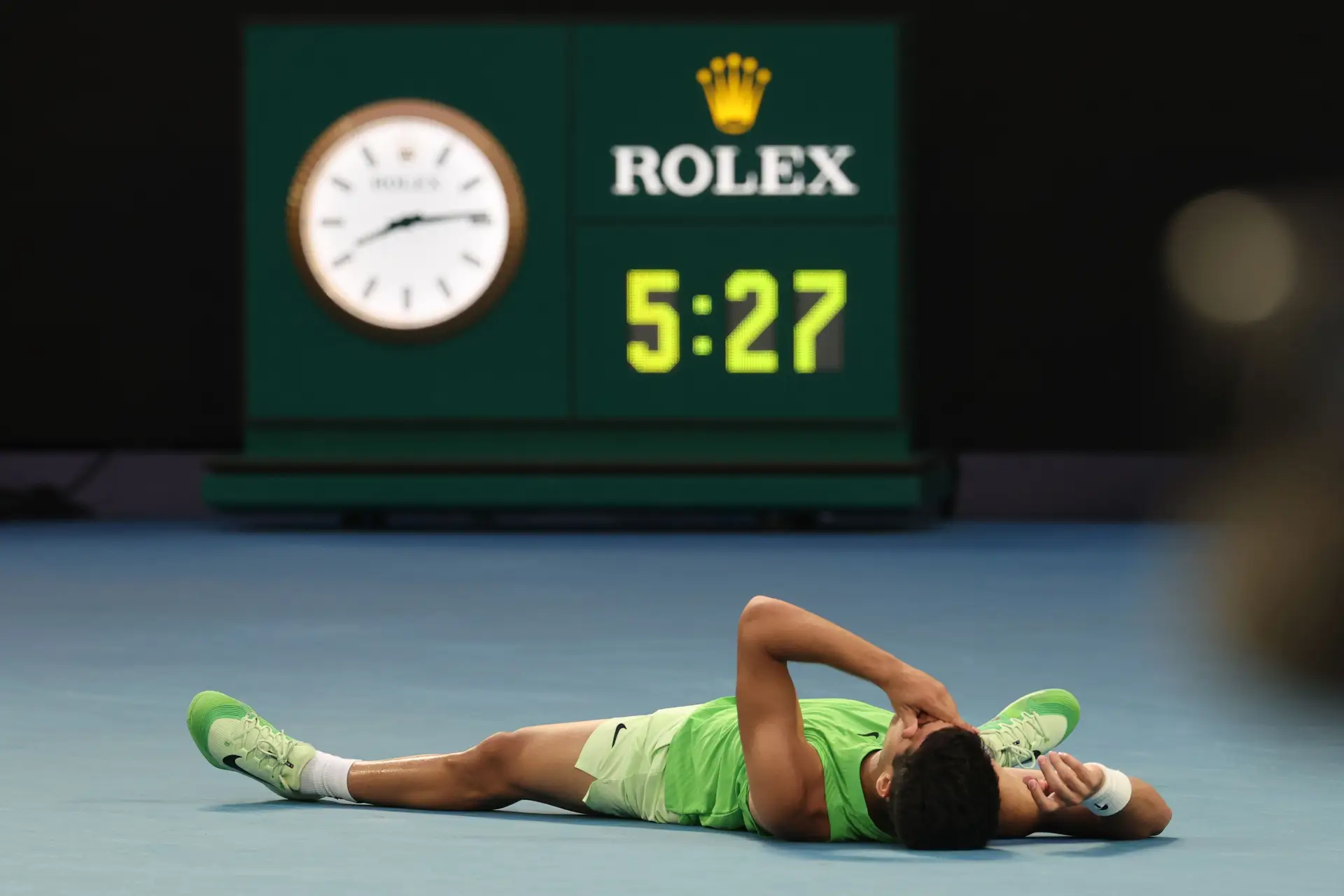 Alcaraz prevaleceu na meia-final mais longa da história do Open da Austrália