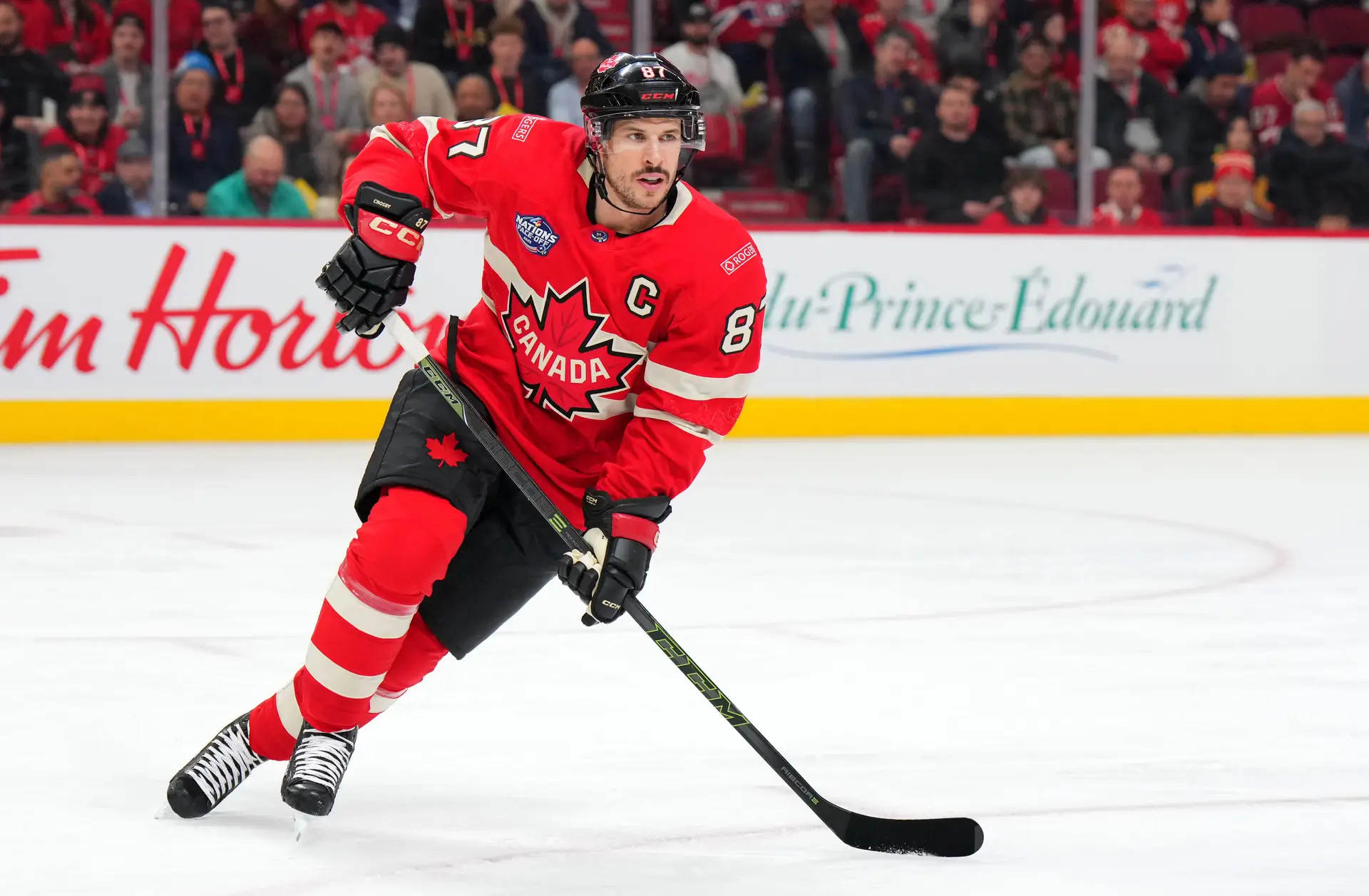 Sidney Crosby foi campeão olímpico em 2010 e 2014. Em 2026 tentará o tri