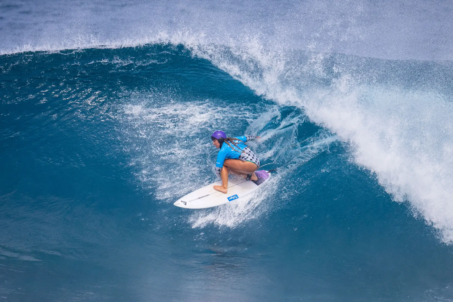 Francisca Veselko é a atual 4ª classificada do Challenger Series onde as melhores sete surfistas se apuram-se para o circuito mundial