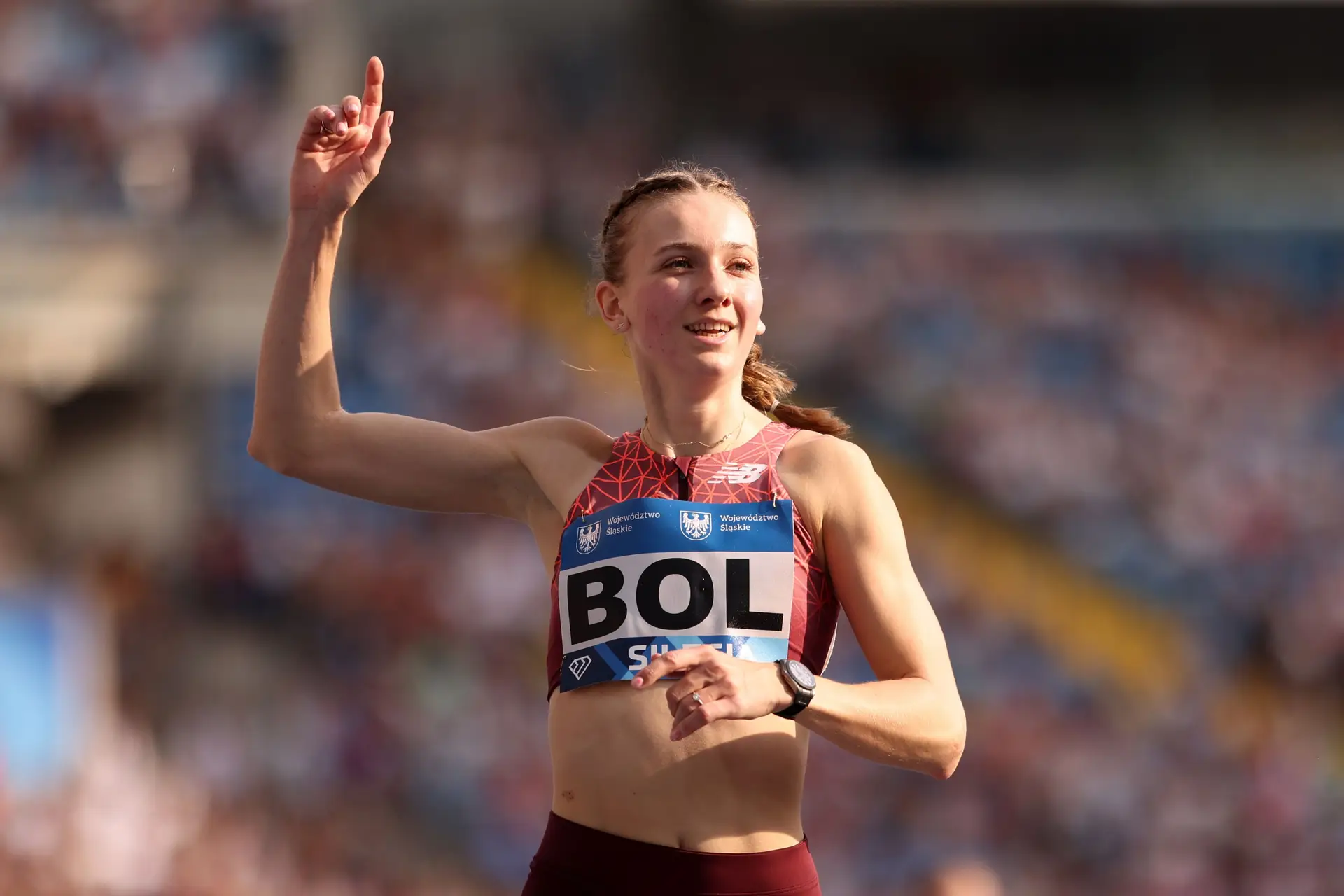 Femke Bol a competir numa prova dos 400 metros da Diamond League, em 2025