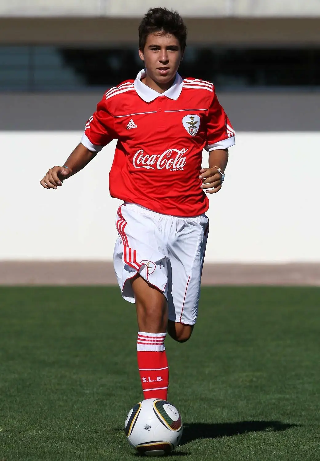 Pedro começou a jogar pelo Benfica com 15 anos