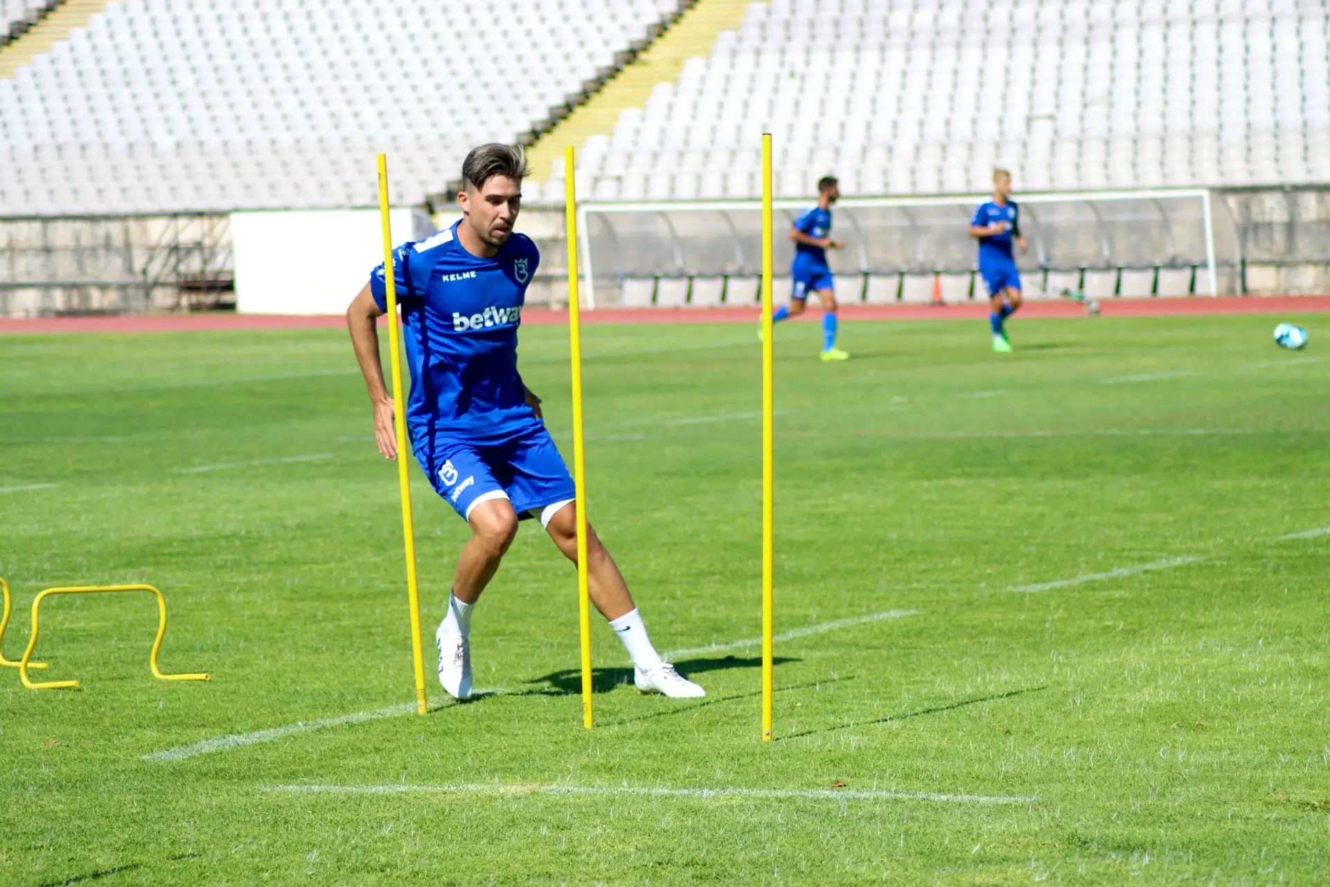 Pedro Nuno em treino na B SAD, no Estádio Nacional, no Jamor